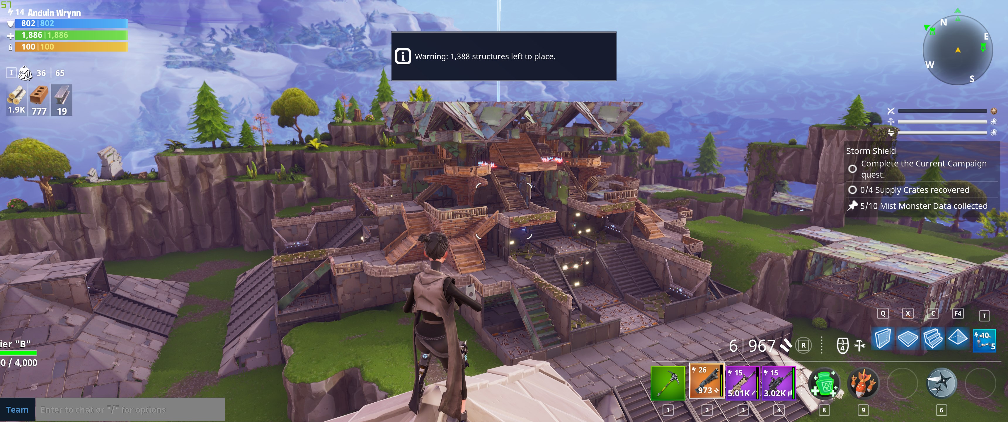 My first base is complete (new to the game) r/FORTnITE