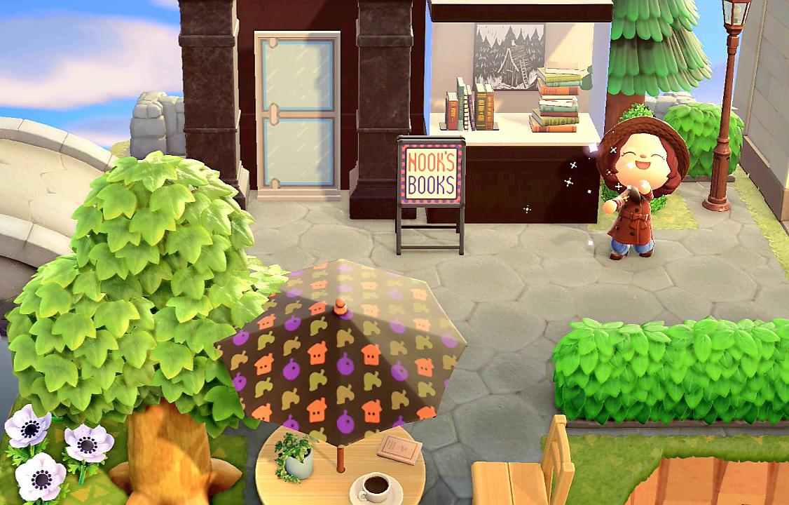 So I built a little book shop next to my museum. I can't remember whose