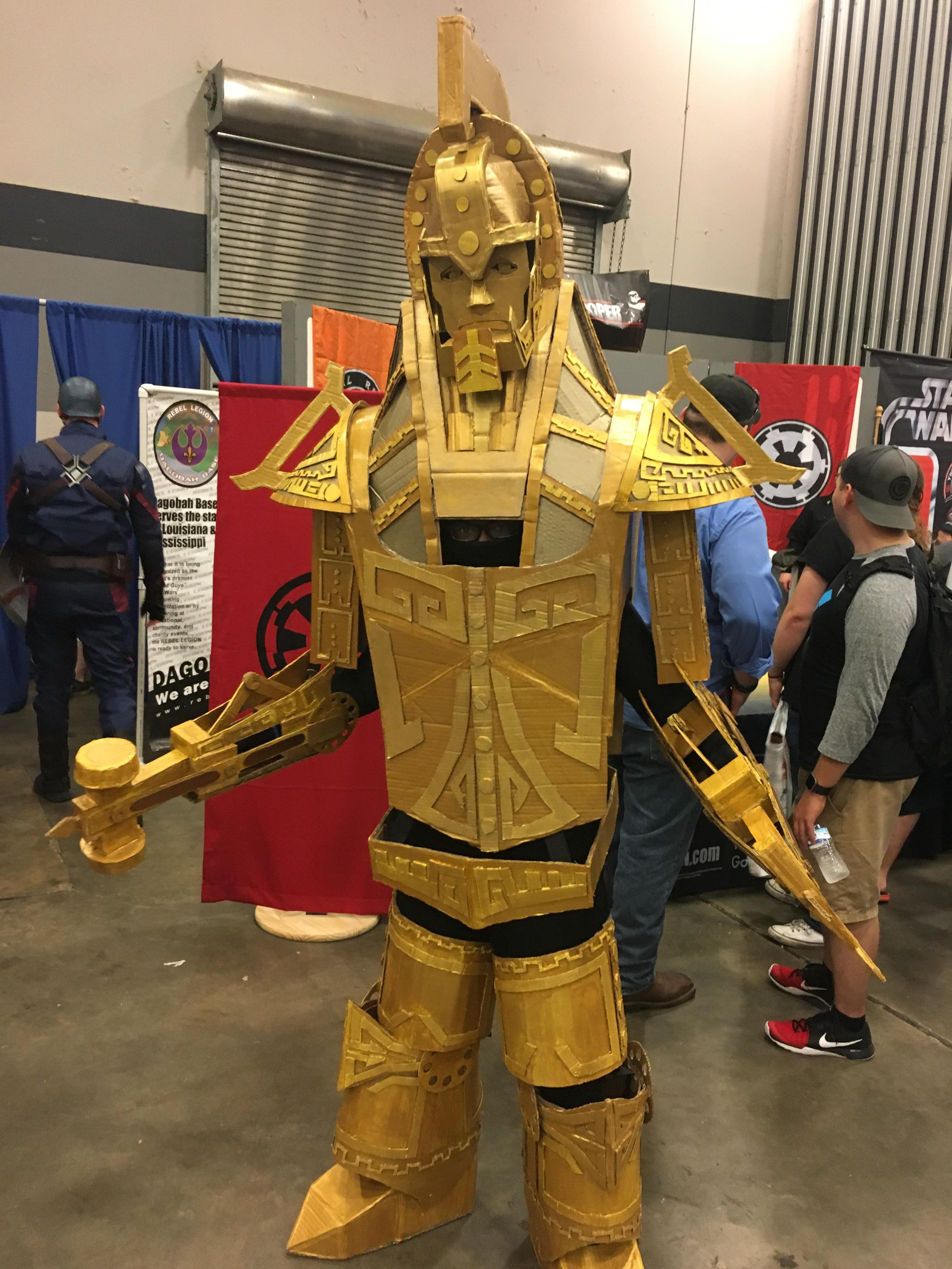 Dwarven Centurion Cosplayer at Mississippi Comicon! r/skyrim