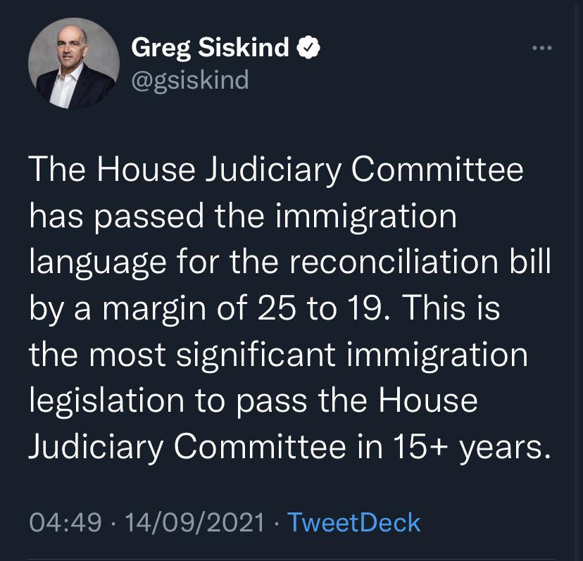 House Judiciary Committee passes immigration language in reconciliation