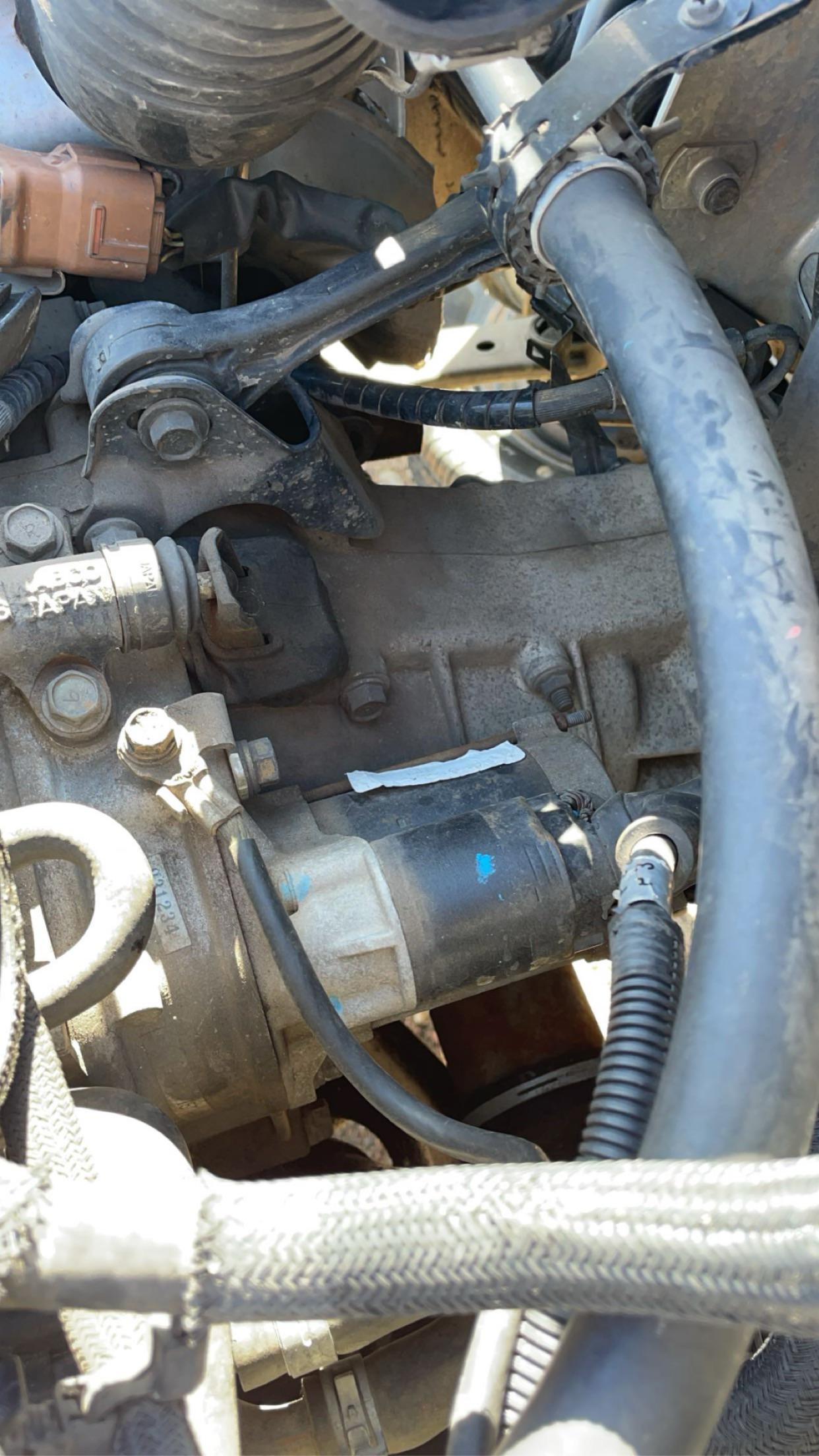 Starter motor replacement r/subaru
