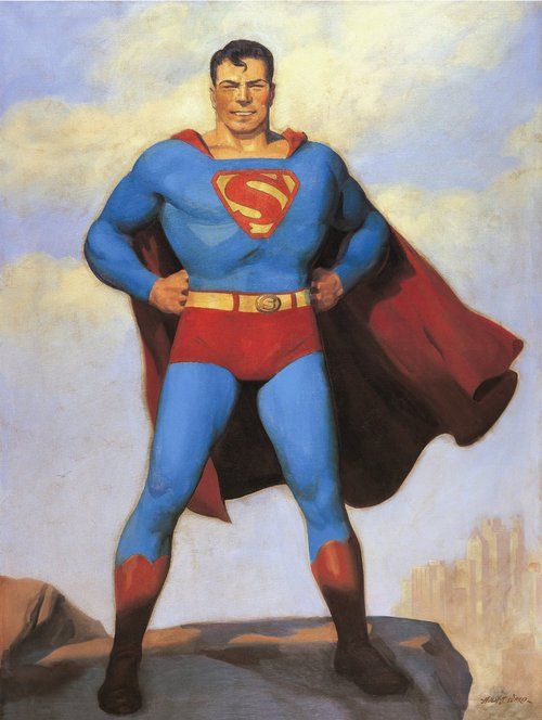 The first Superman Painting ( Art by H.J. Ward, 1939) r/superman