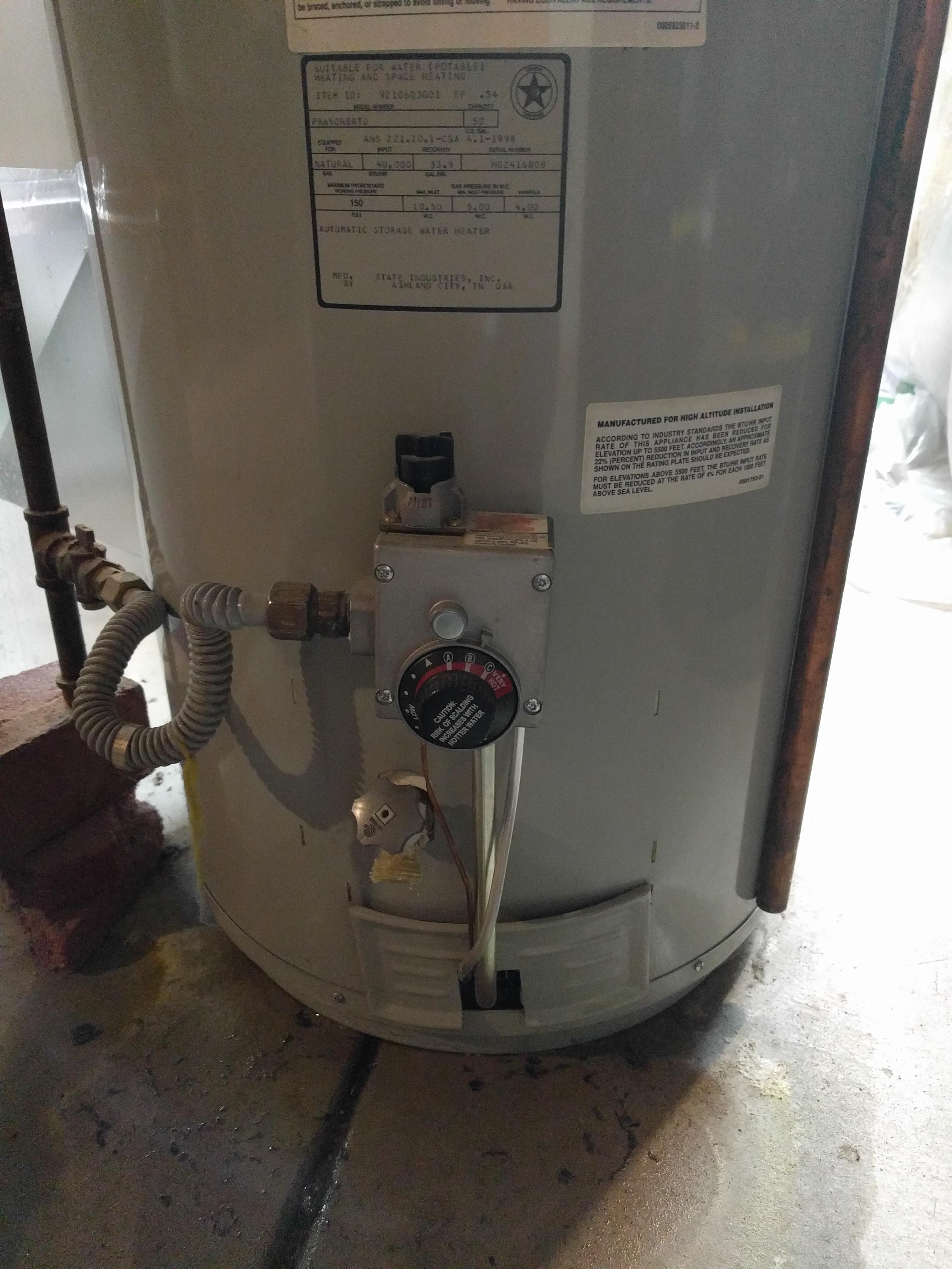 Leaking water heater Plumbing