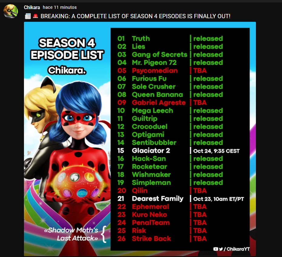 Total 48+ imagen miraculous ladybug episodes Viaterra.mx
