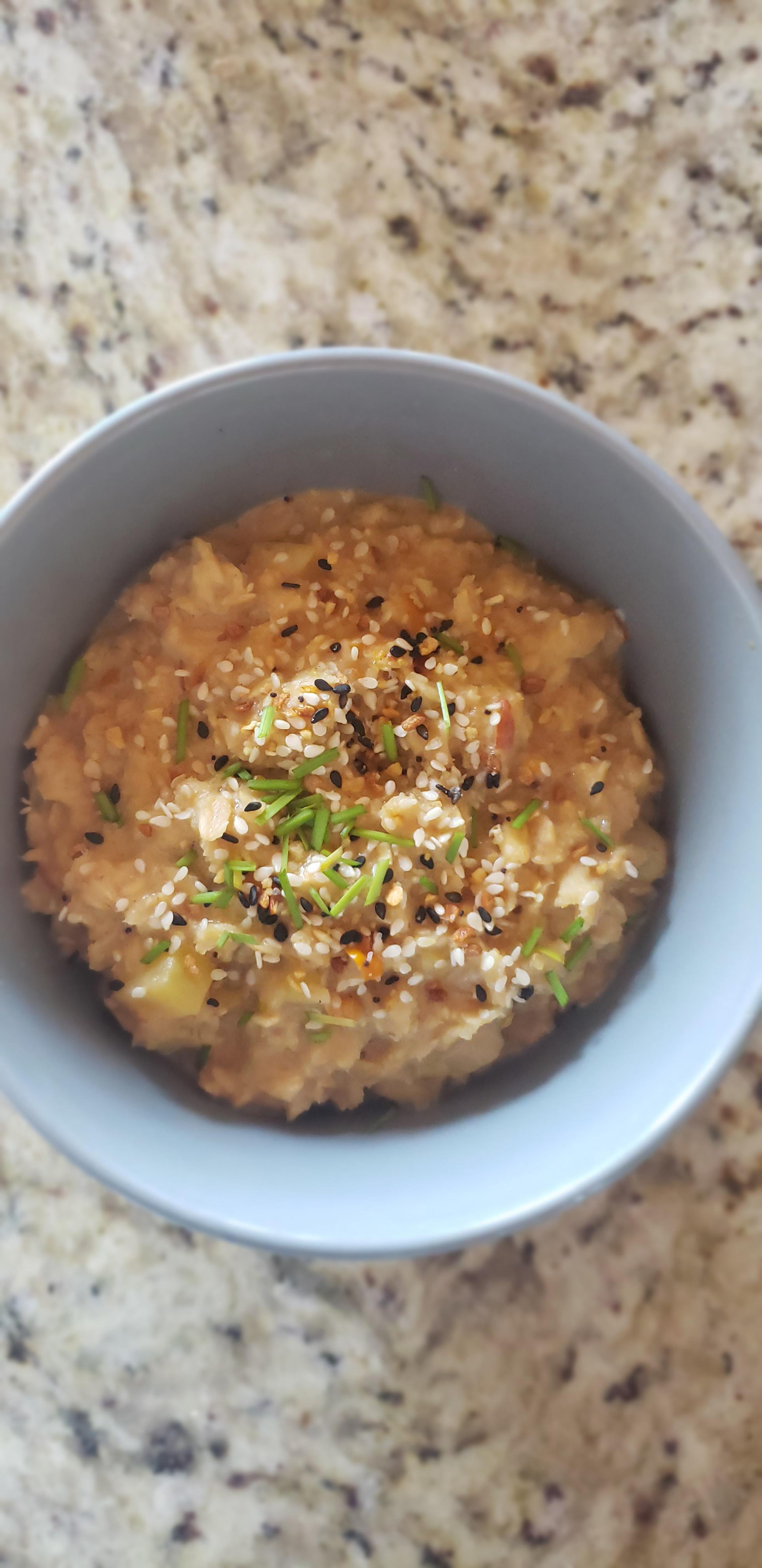 Savory oats; my favorite "what to do with these random veggies?" meal