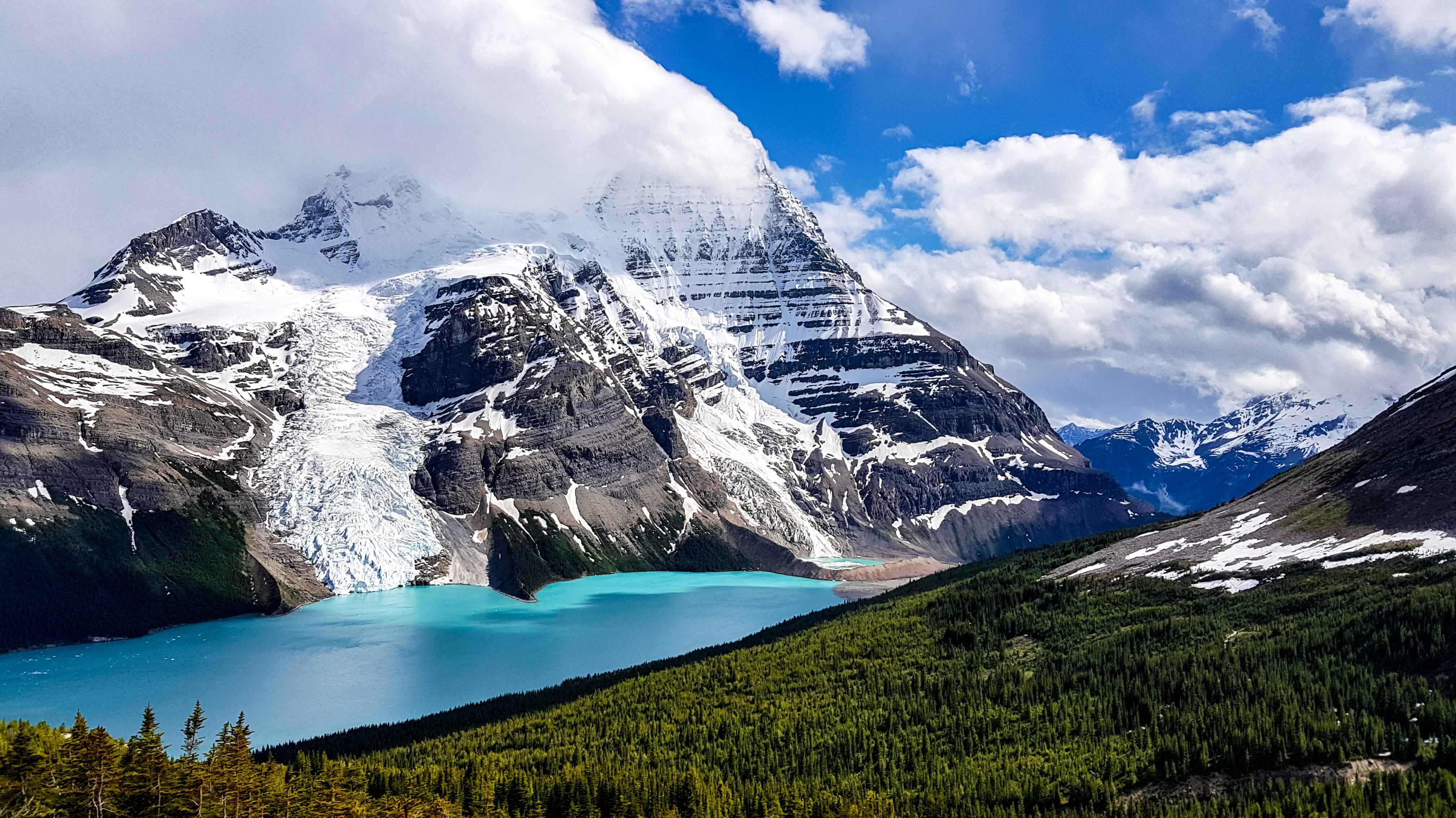 Destination of the day Berg Lake, Mount Robson Provincial Park