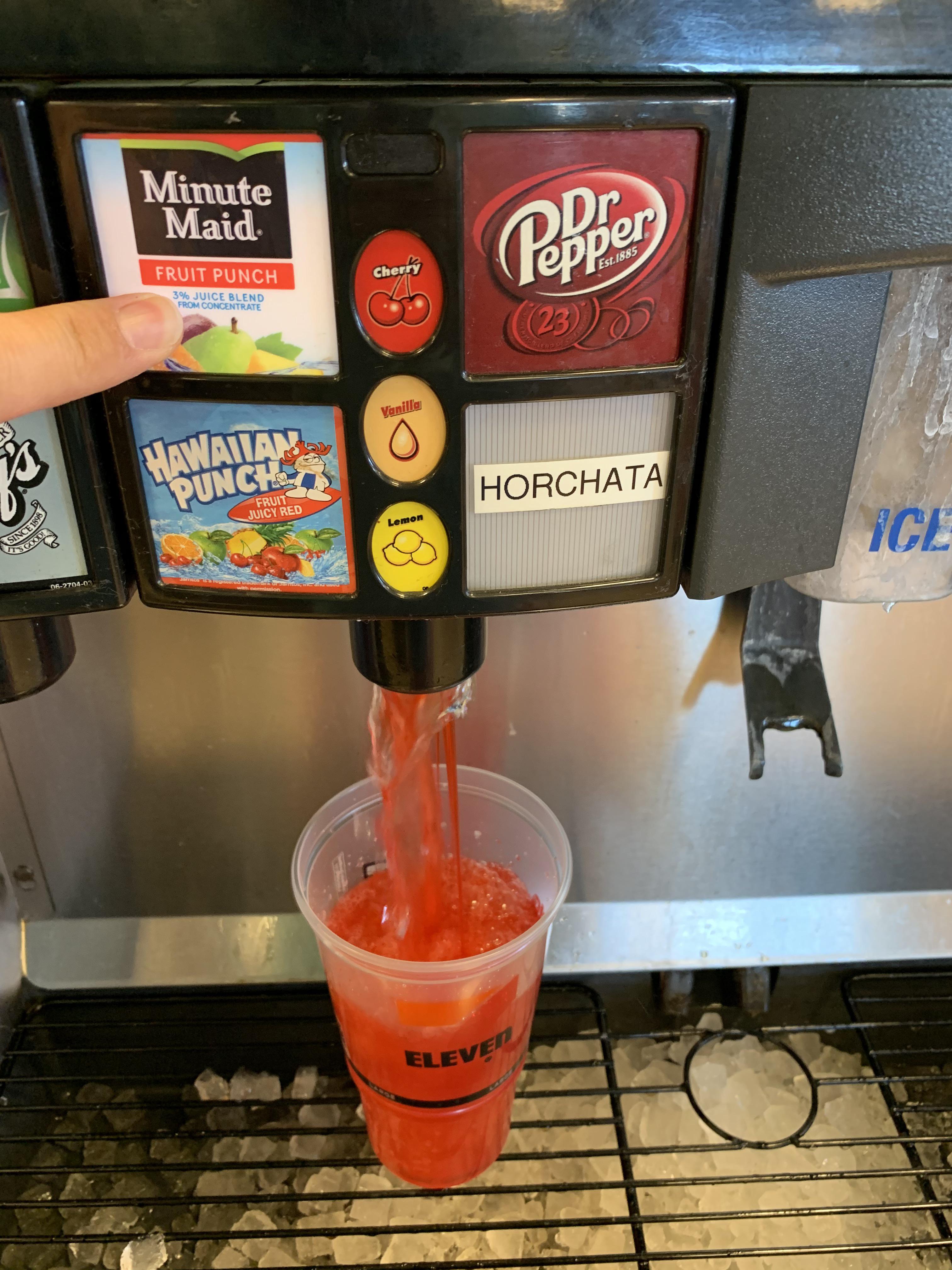 I don’t know what’s the point of having two fruit punches on one