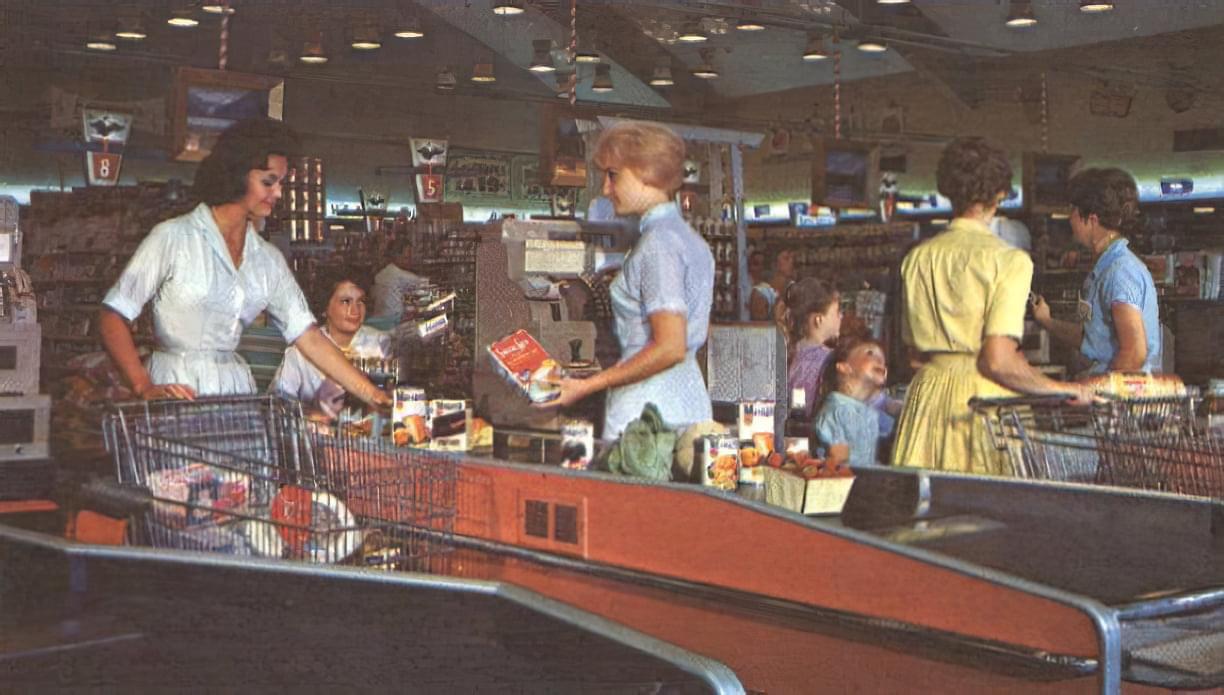 Eagle Food Center, somewhere in Illinois, circa 1961 Consolidated Foods