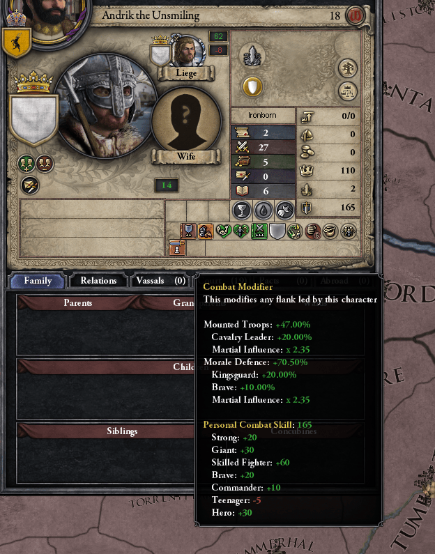 Andrik the Unsmiling og the kingsguard. CK2GameOfthrones