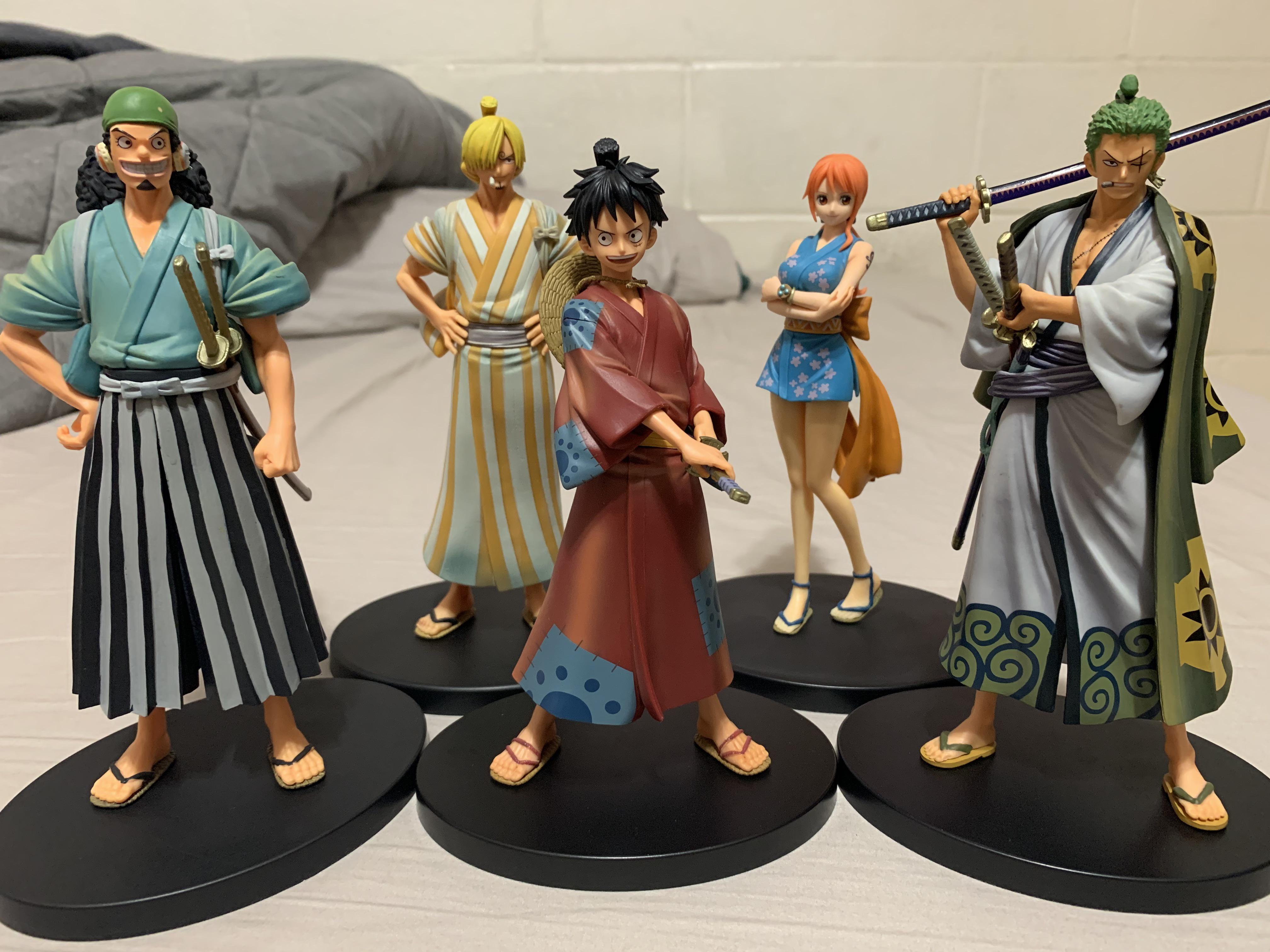 New set of figures in their Wano clothes! Waiting for the rest r/OnePiece
