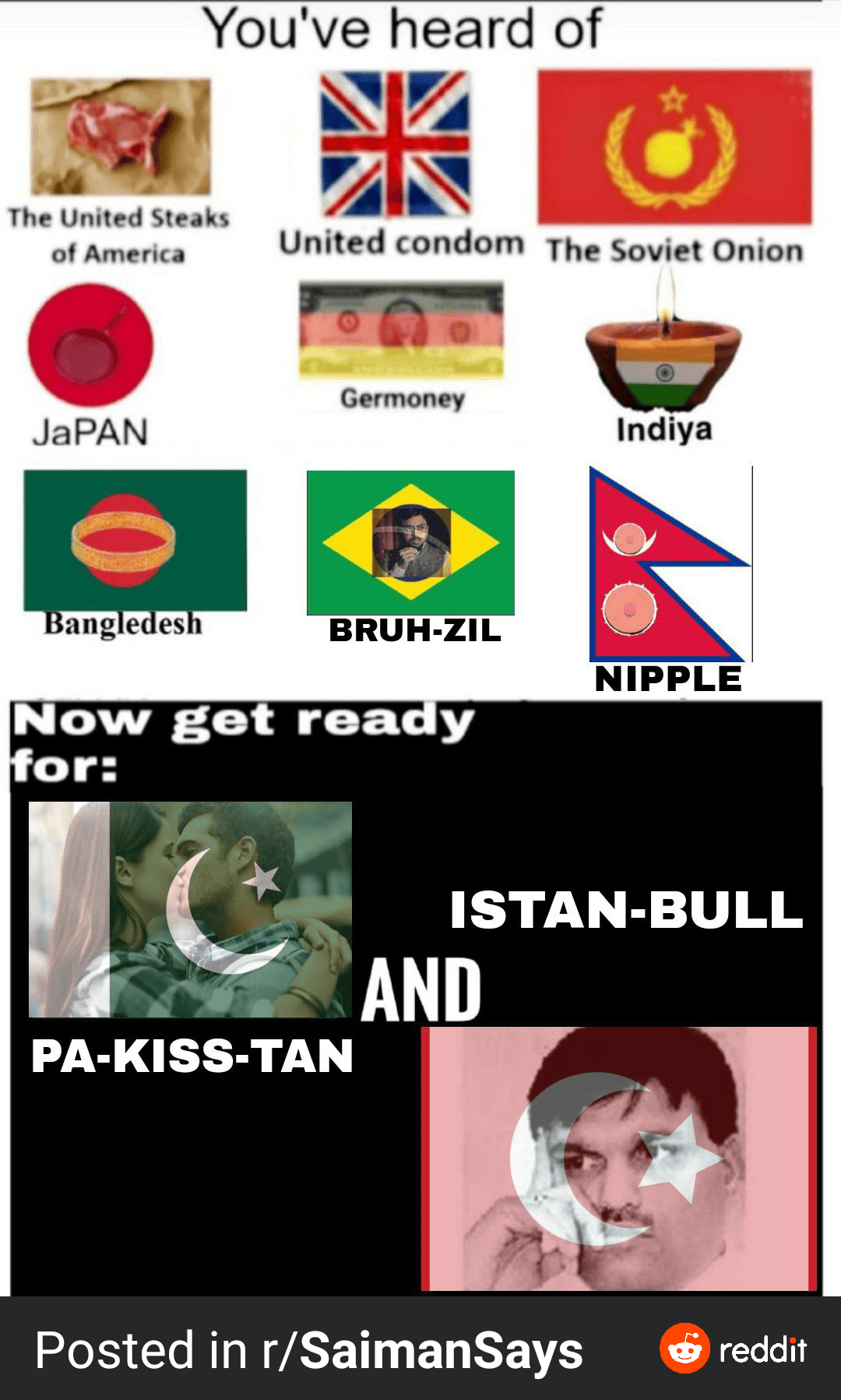 Countries.. memes
