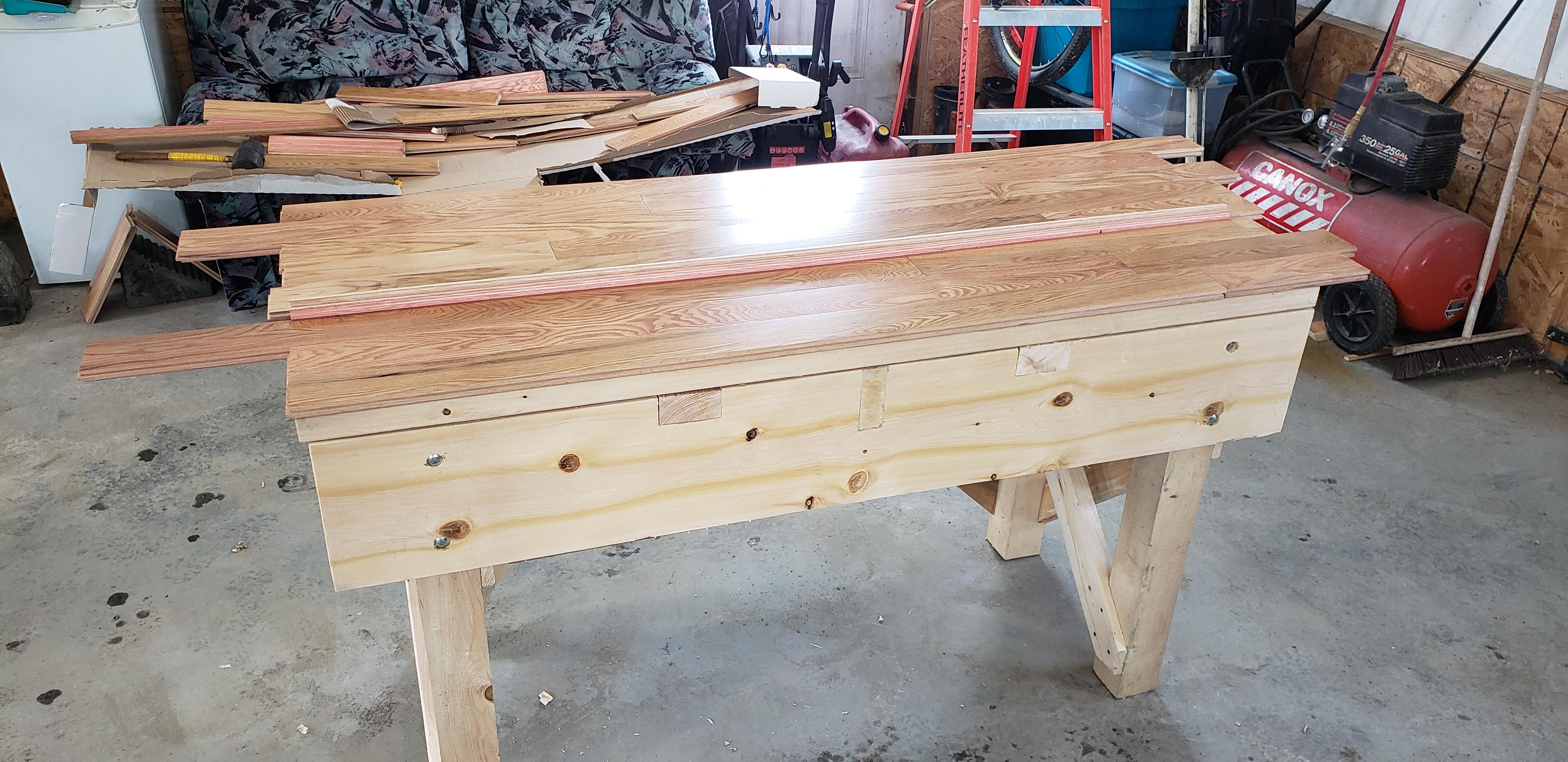 Newbie question here. I'm building Rex Krueger joiner's bench, since I