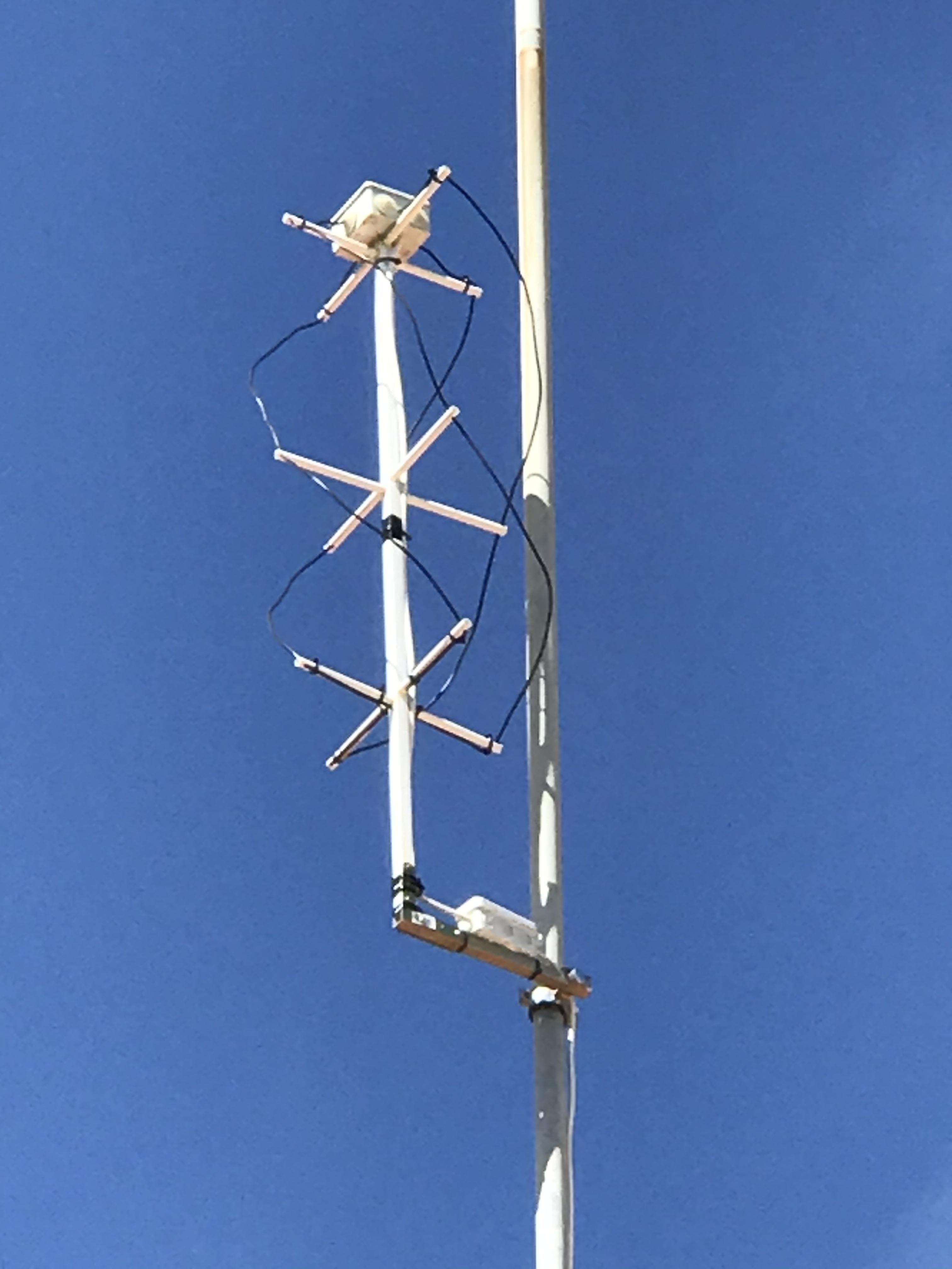 My QHF antenna for NOAA APT r/RTLSDR