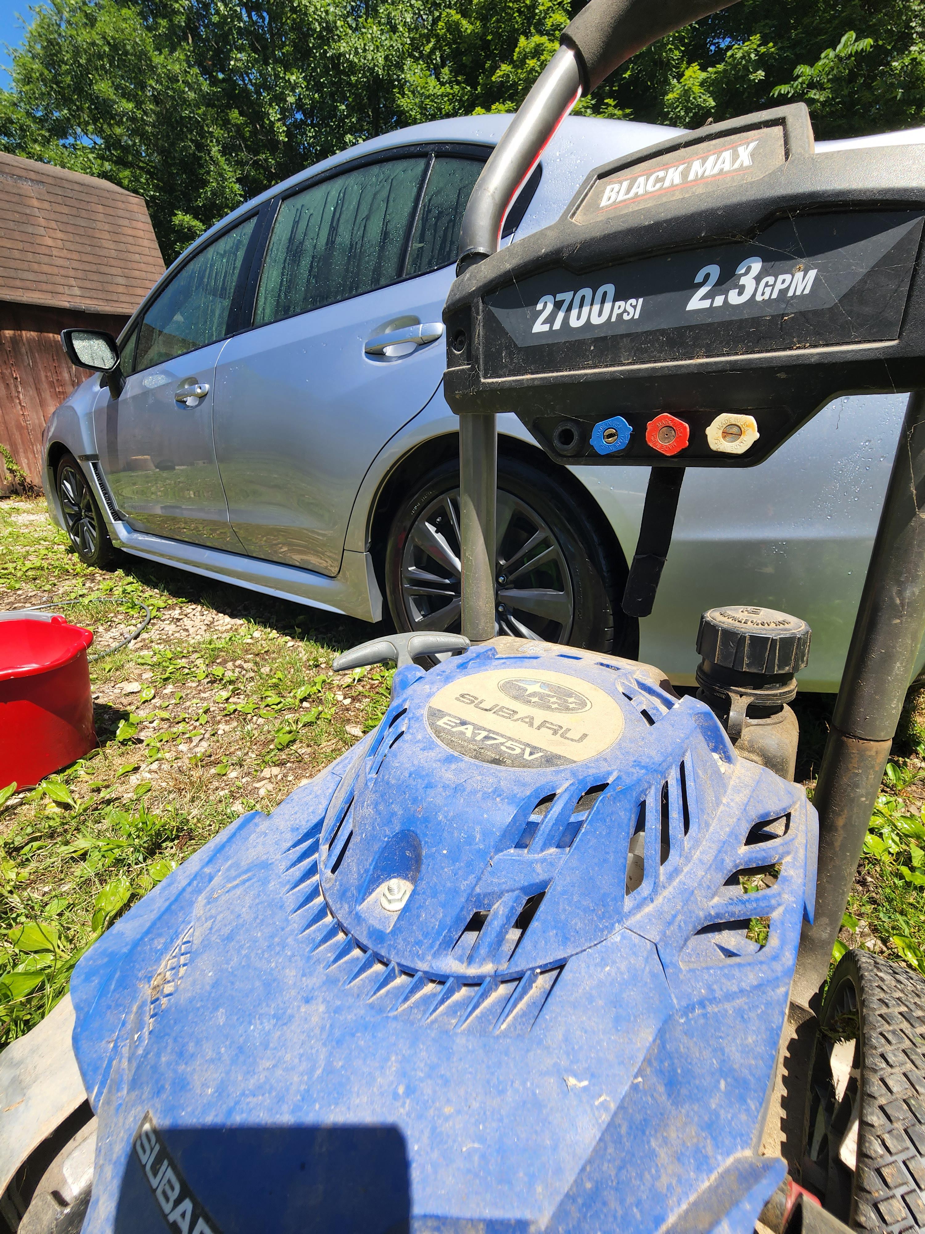 anyone else power wash their Subaru with a Subaru? : WRX