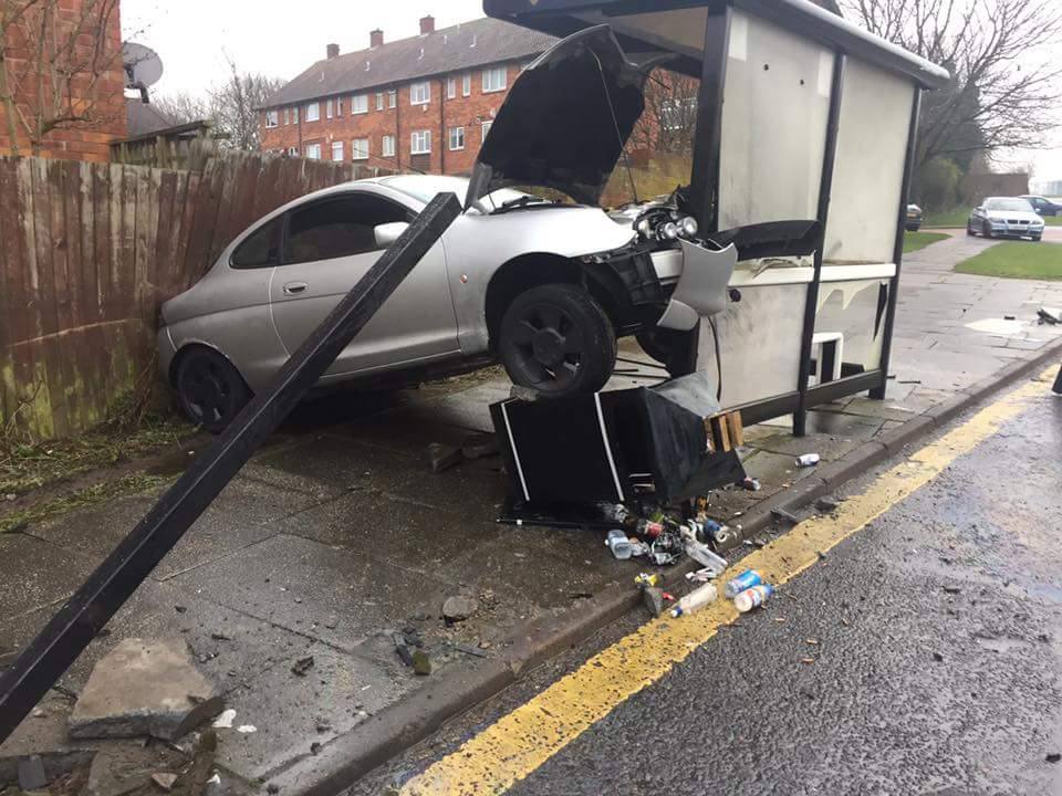 Car crash in Newcastle, UK r/pics