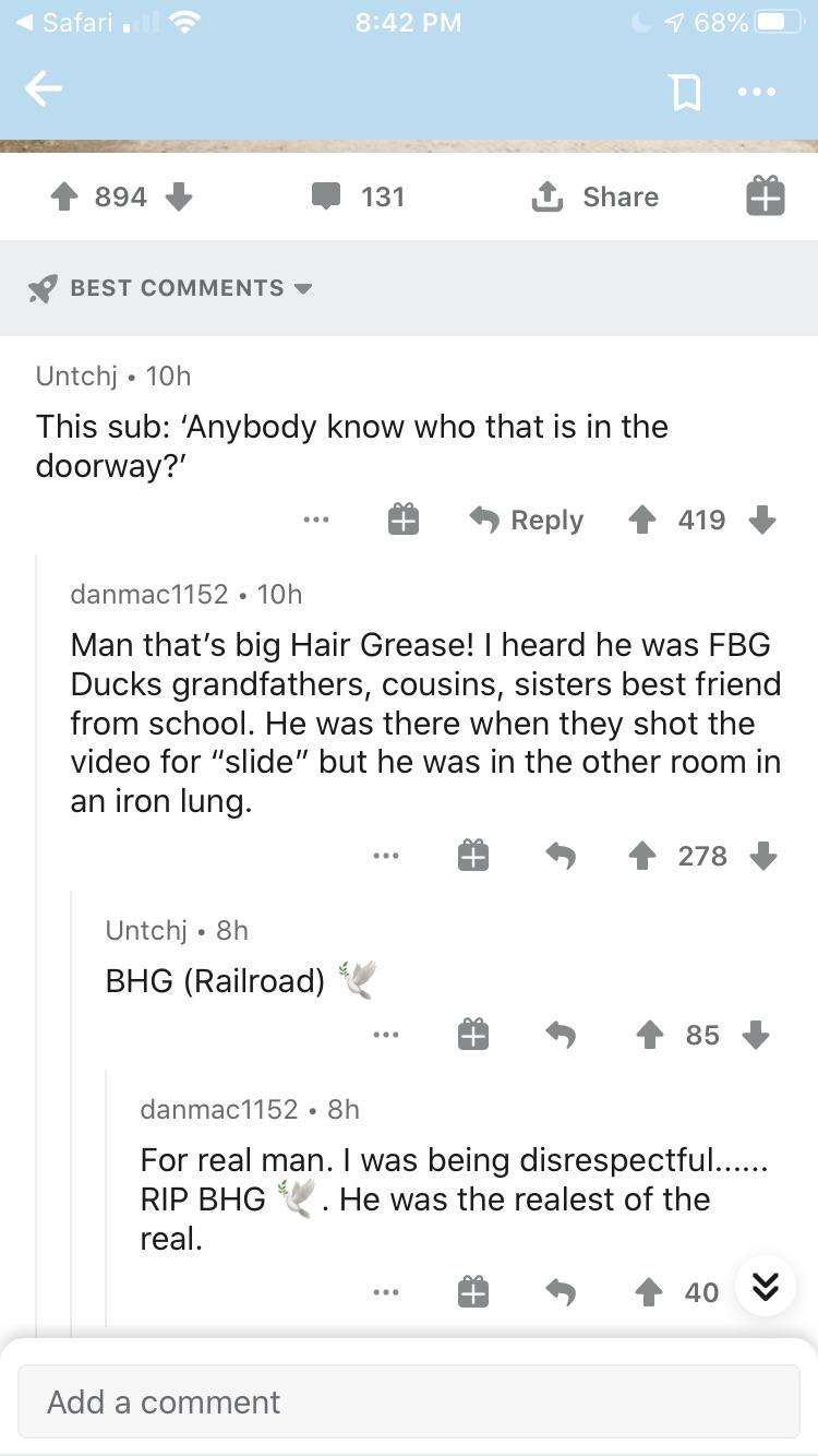 Wowww throwing subs at me. 😂 r/Chiraqology