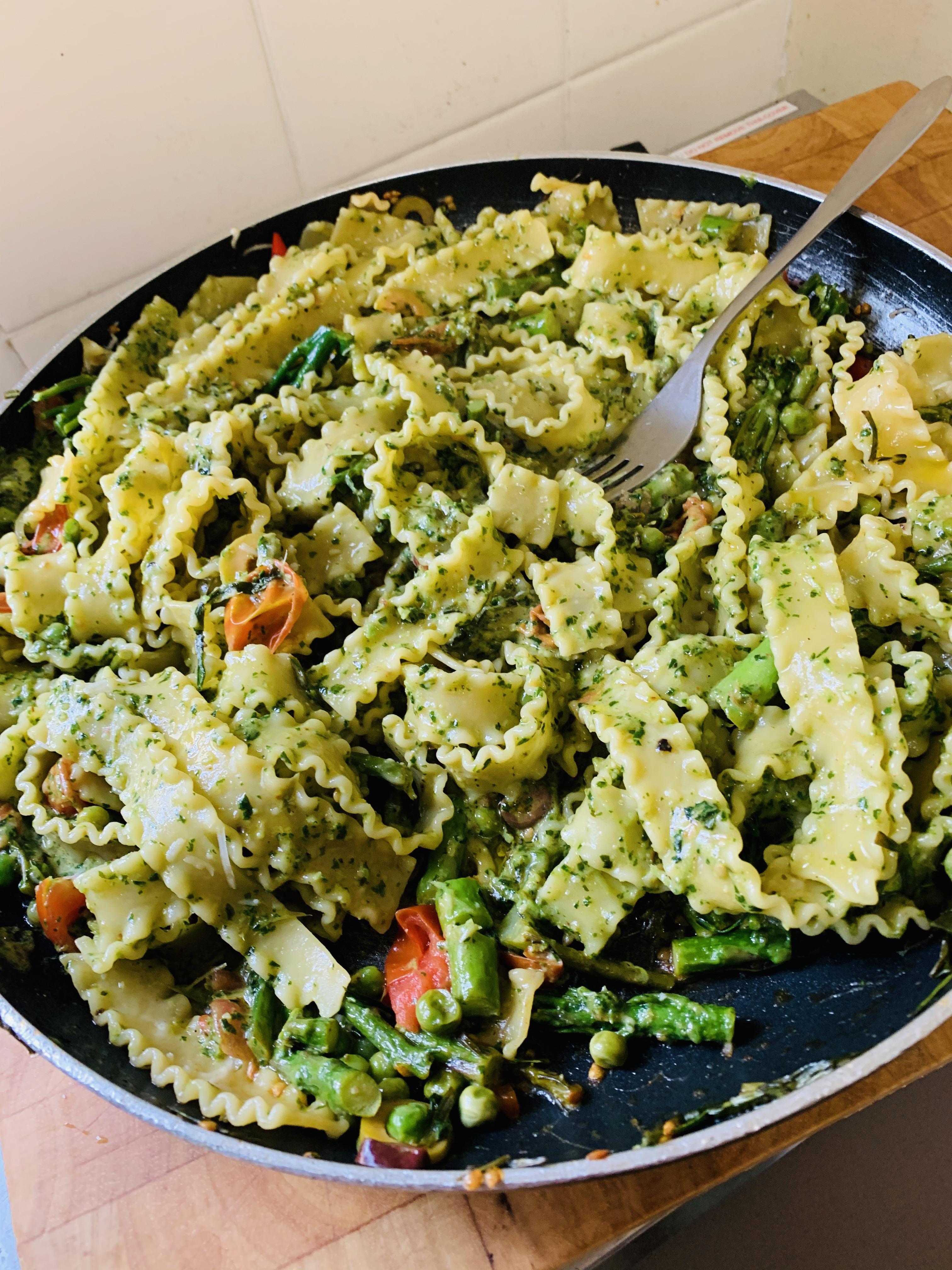 [home made by an amateur cook] rustiche pasta with cherry tomatoes