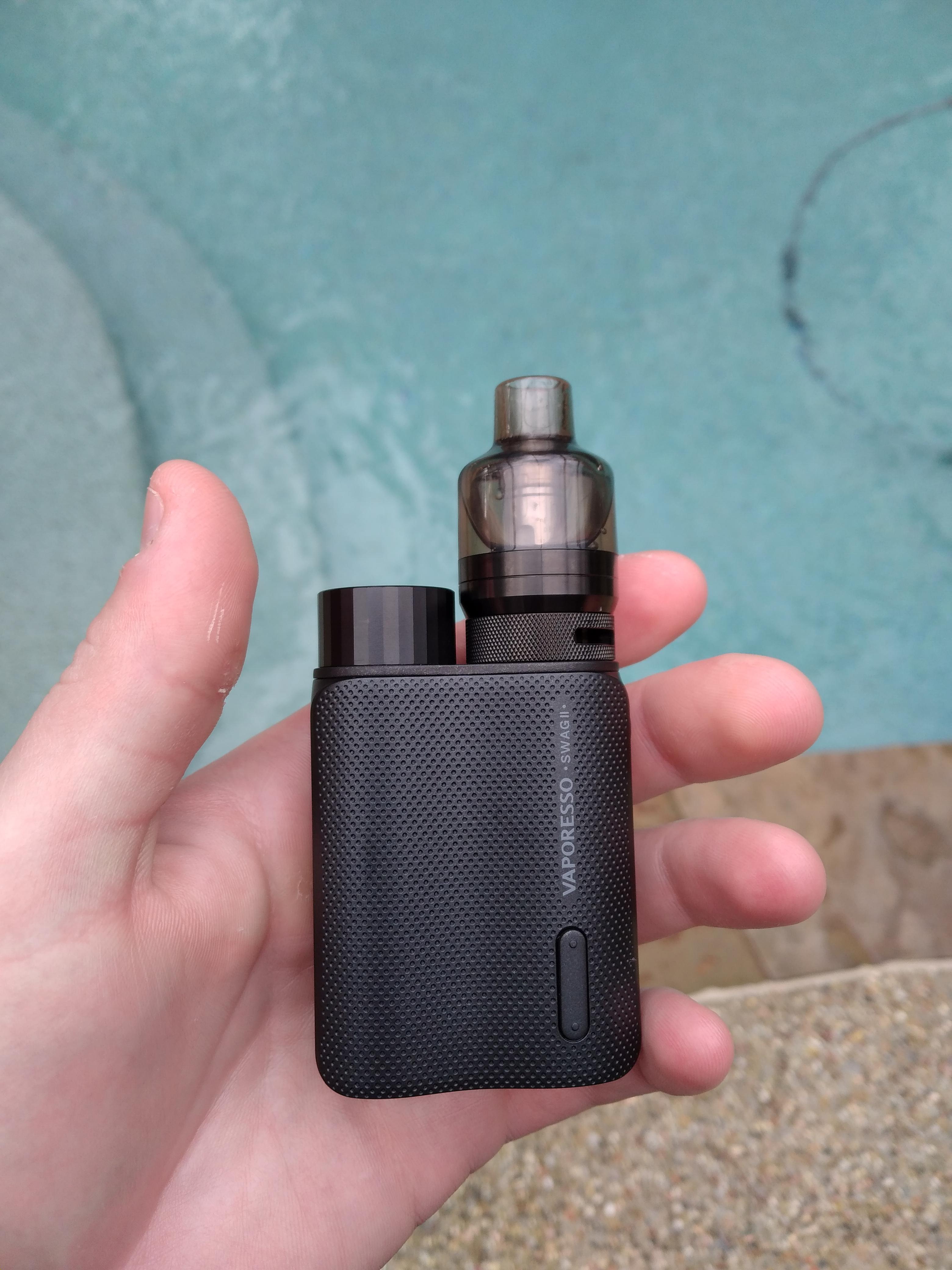 My everyday vape. Swag II + VooPoo PnP Pod Tank. I run it at 32 watts