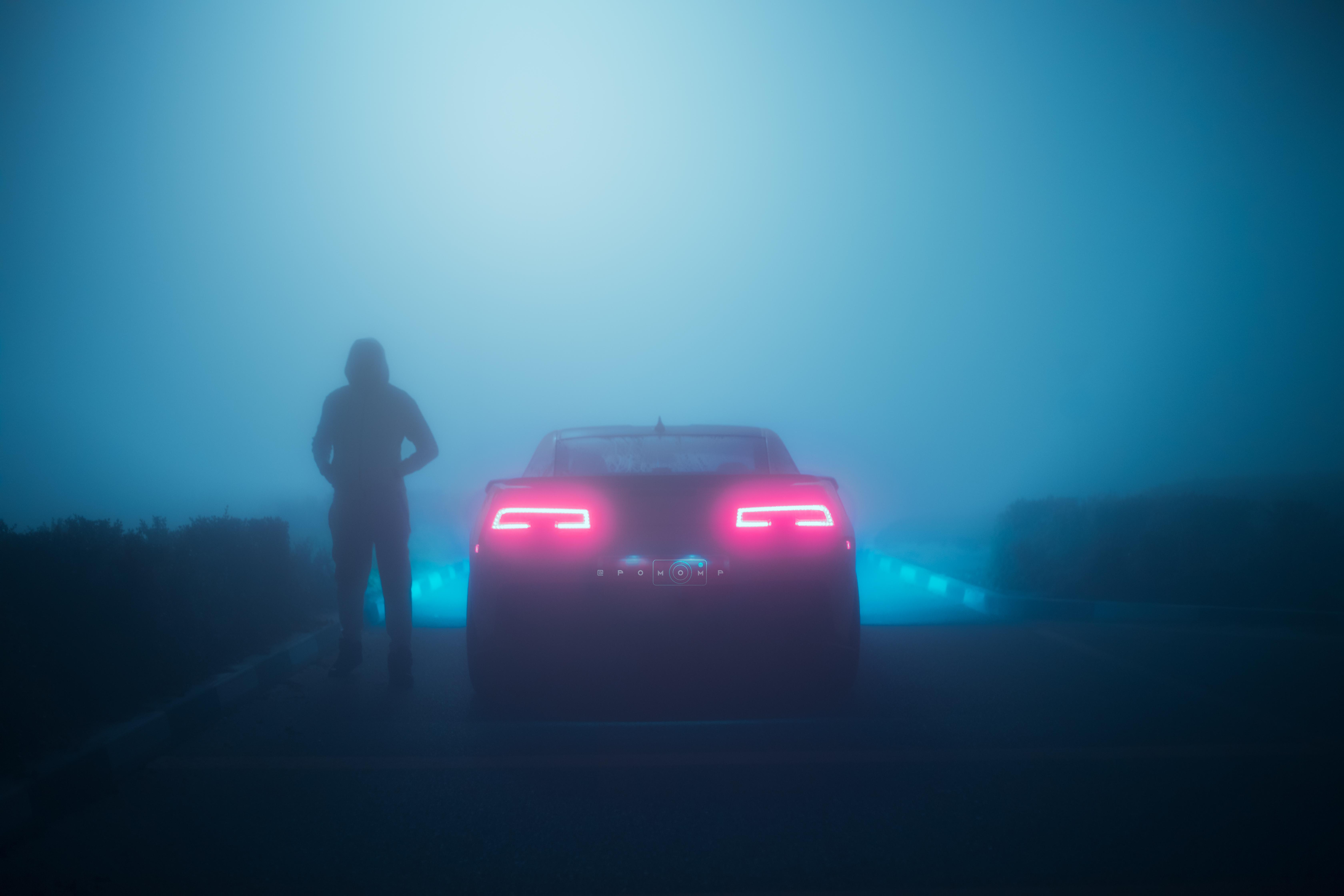 A moody, foggy night r/pics