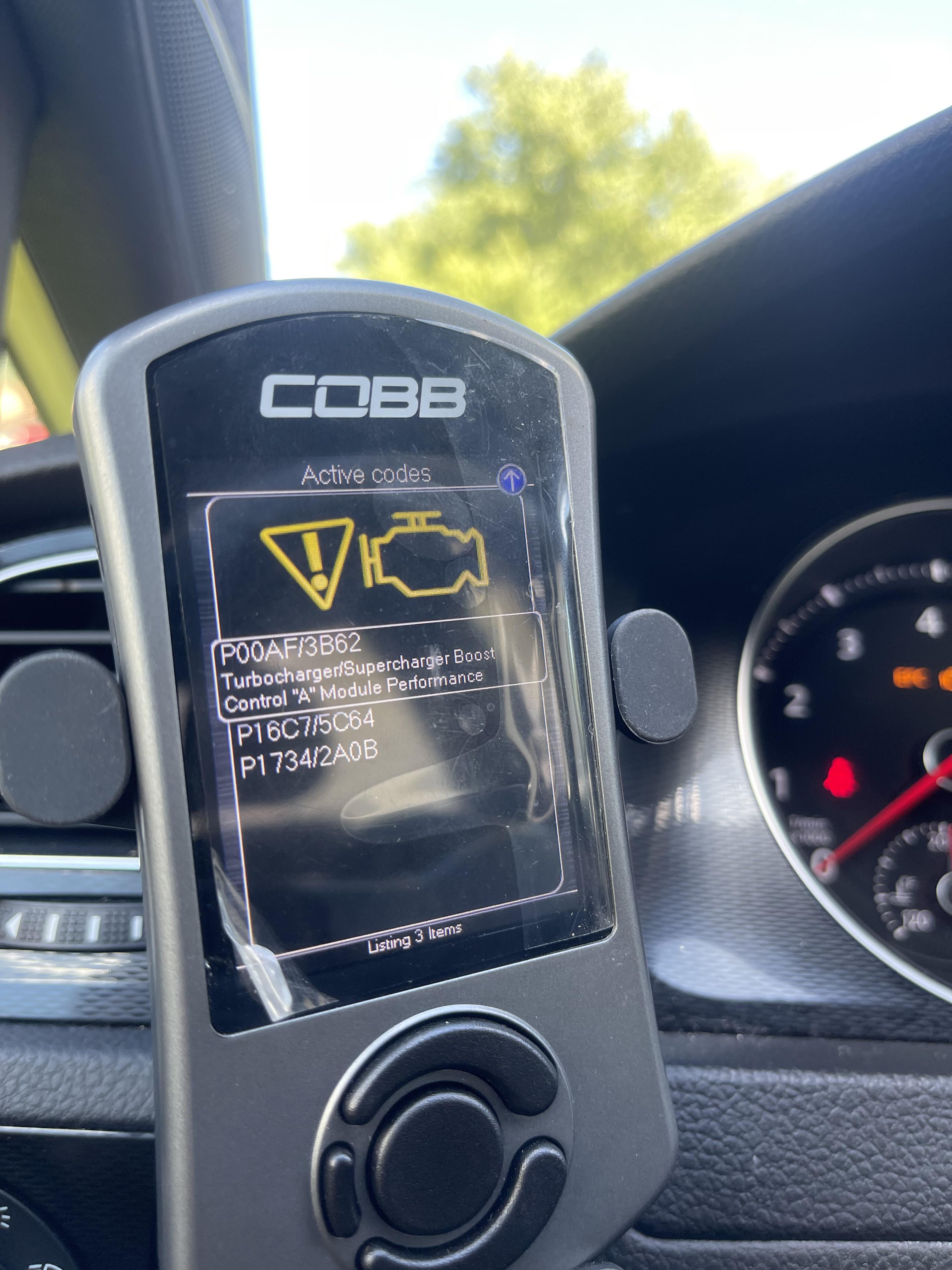 Code P00AF after vortex Turbo install , also does p16c7 indicate