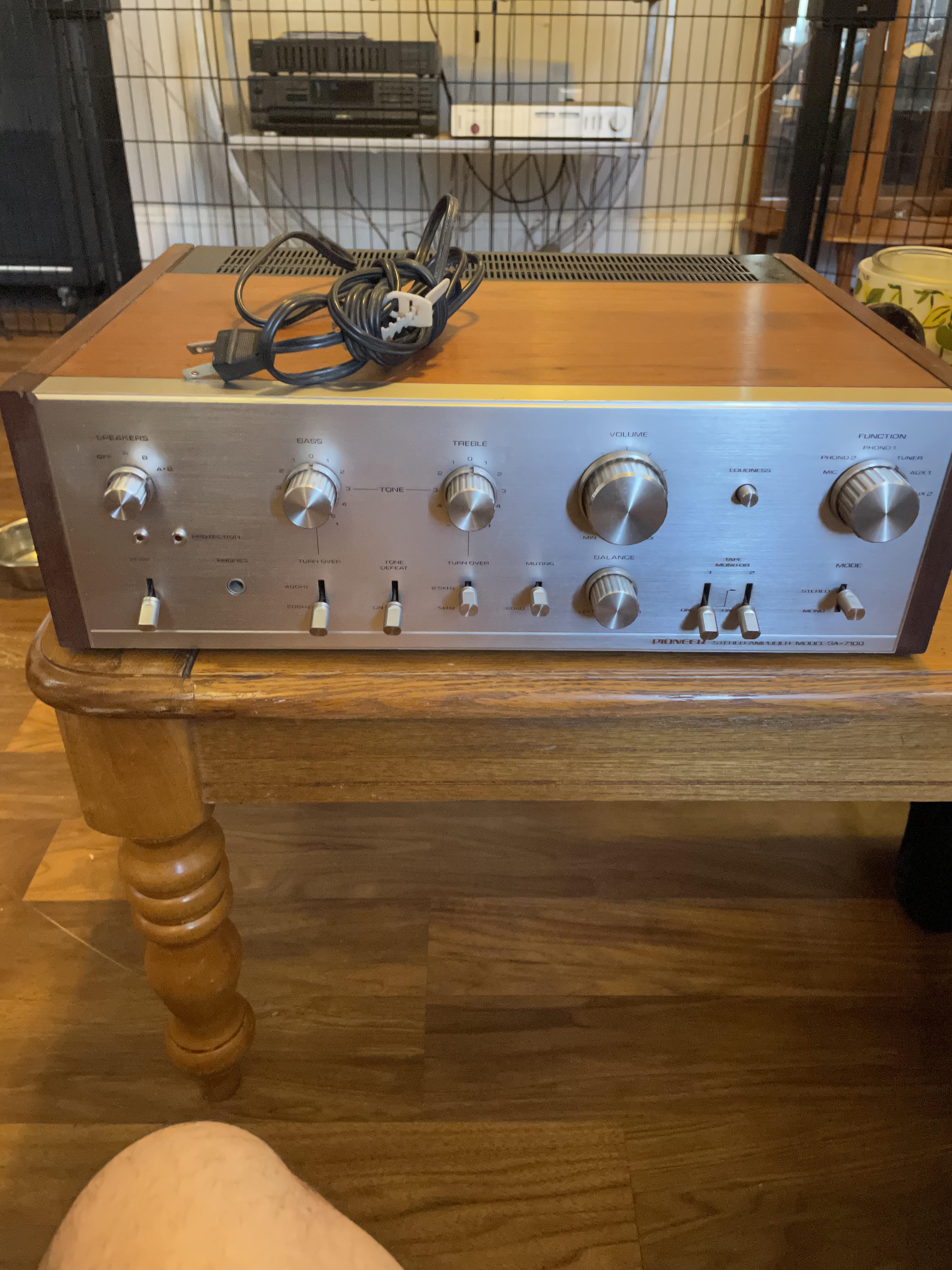 Lucked into a Vintage Pioneer SA-7100 for $50. How do I go about