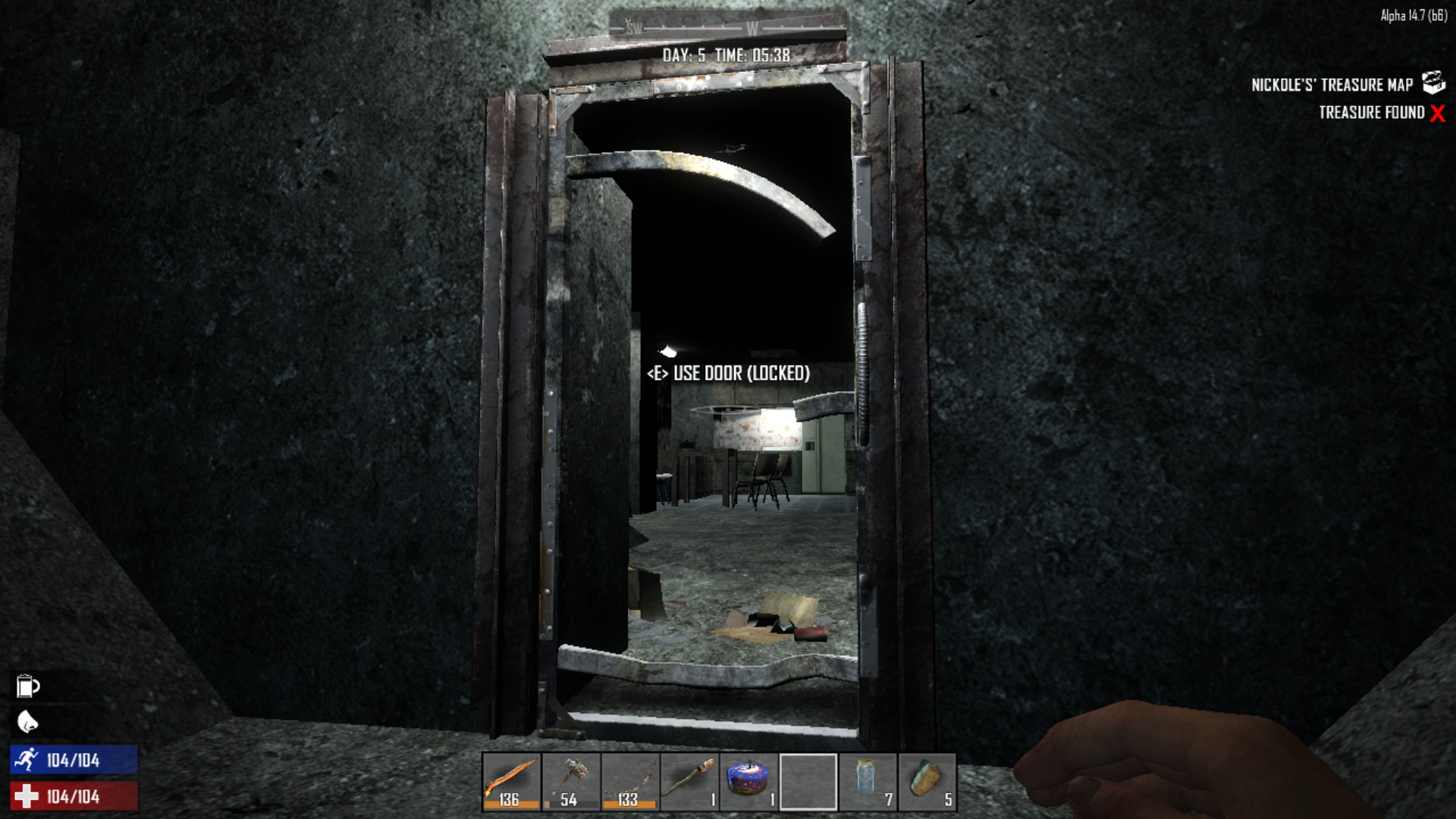 [7 Days To Die] A "Locked" Door GamePhysics