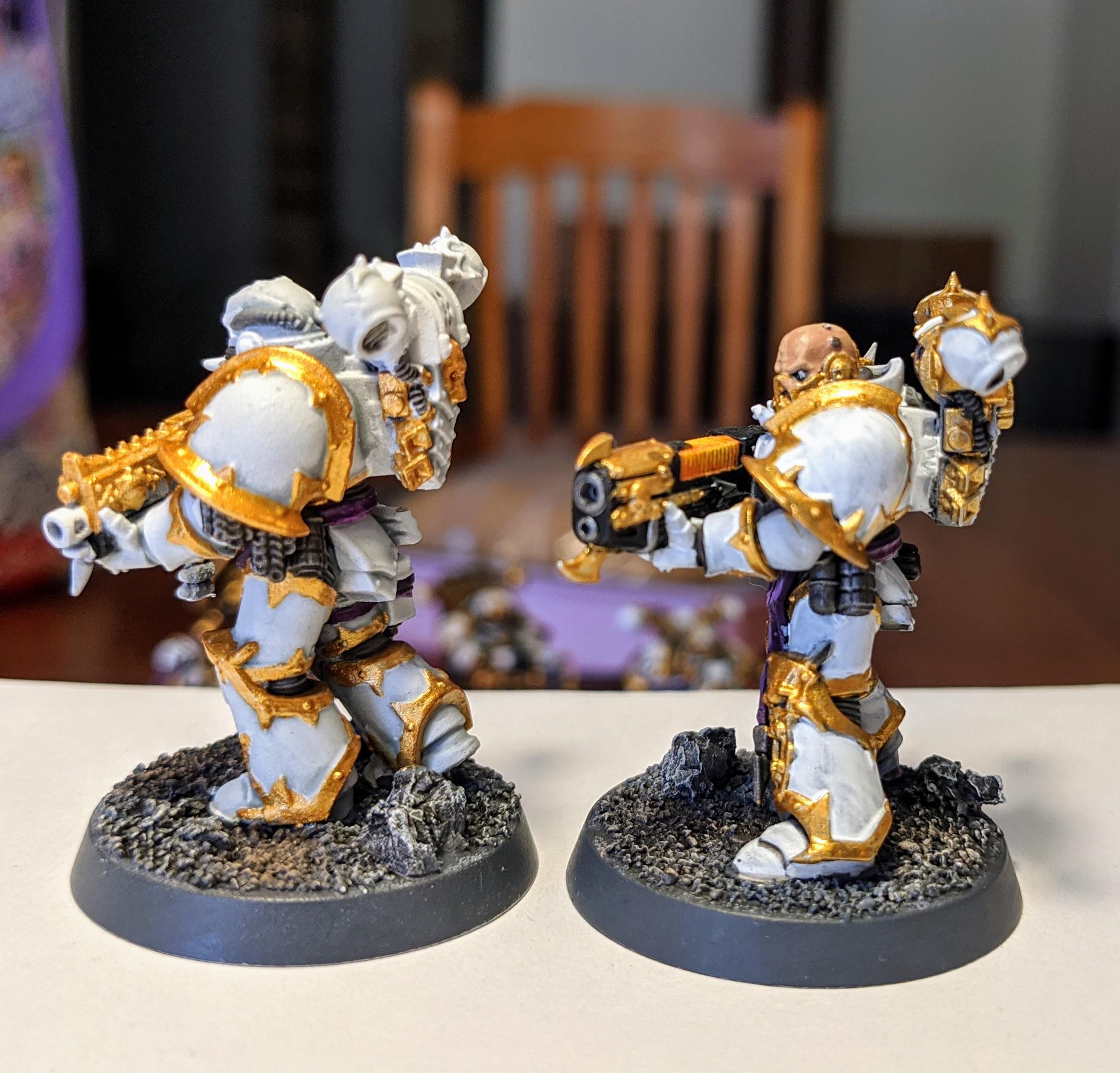 WIP Testing Apothecary White contrast r/40k