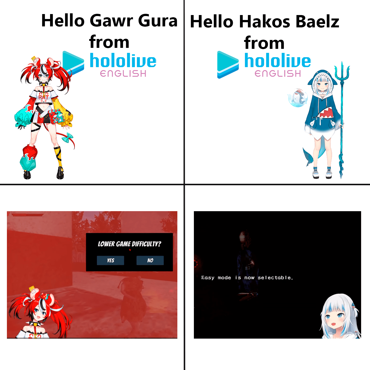 Easy mode is now selectable Hololive