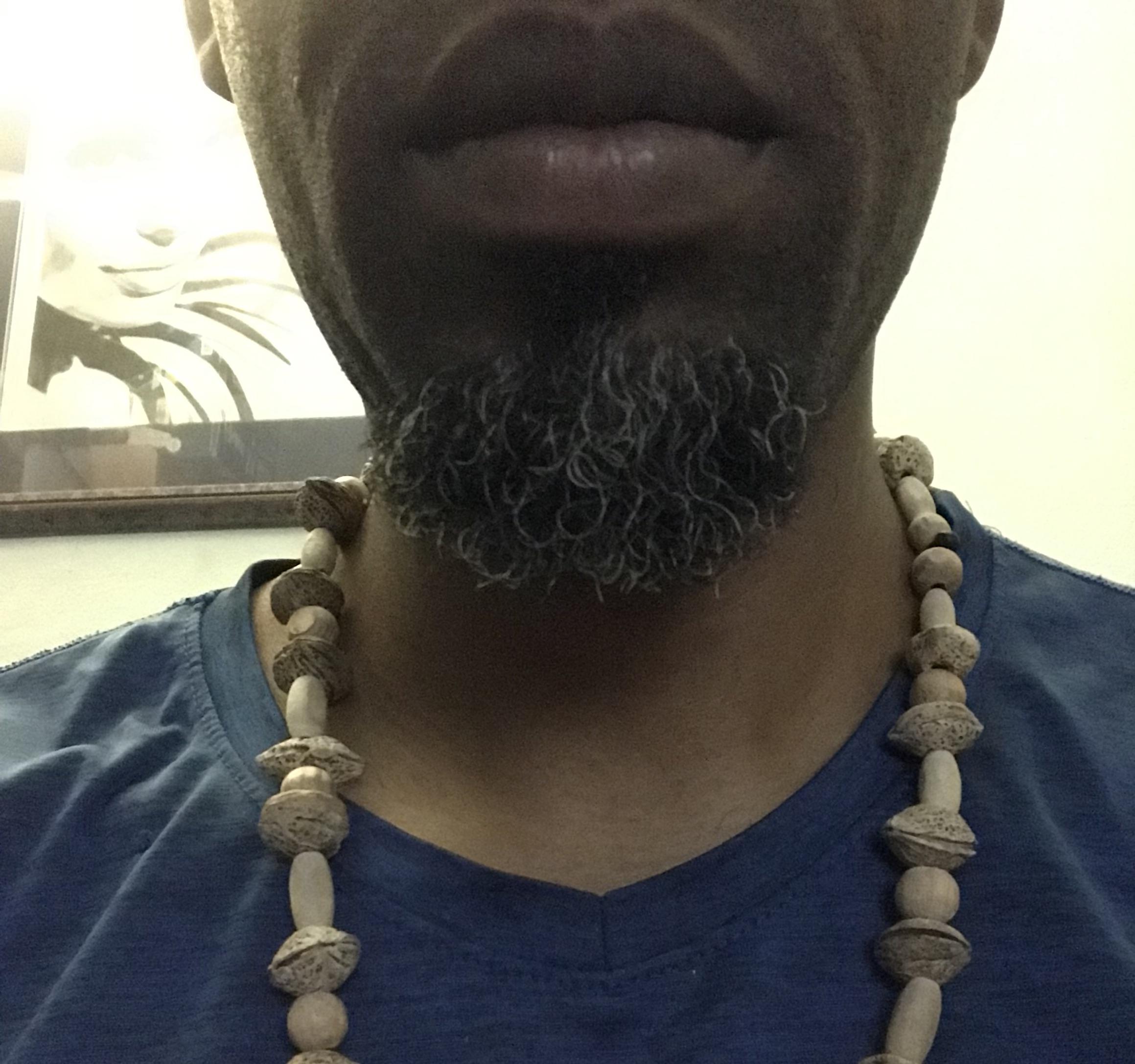 40 and the beard hair falls out playing with it r/BlackHair