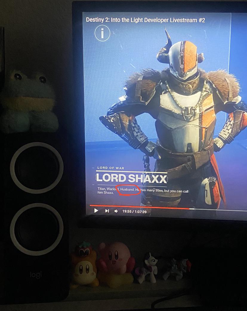 shaxx is married ? r/destiny2