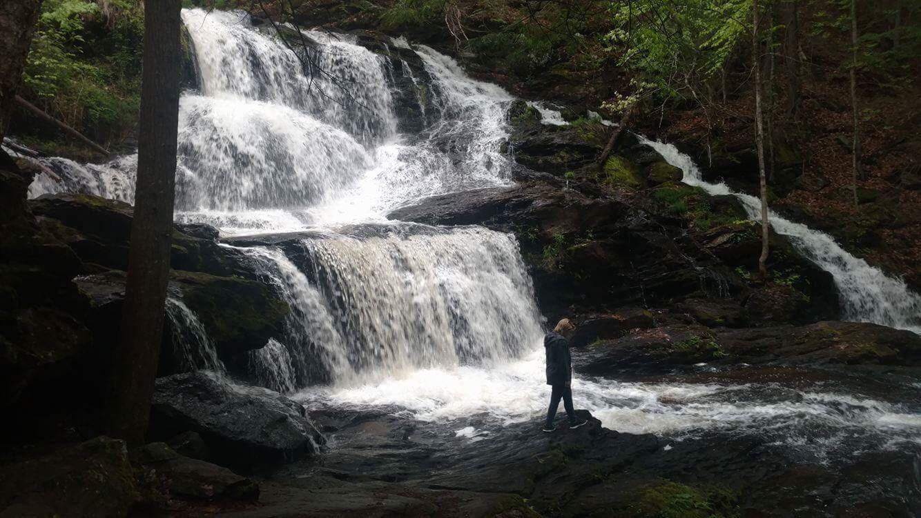 One of my favorites. Garwin Falls, Wilton, New Hampshire, USA r/hiking