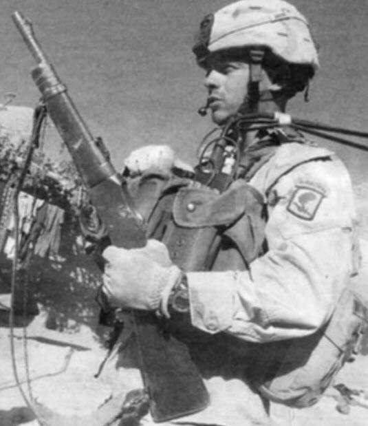 US soldier finds an worn MartiniHenry in a Taliban weapon cache