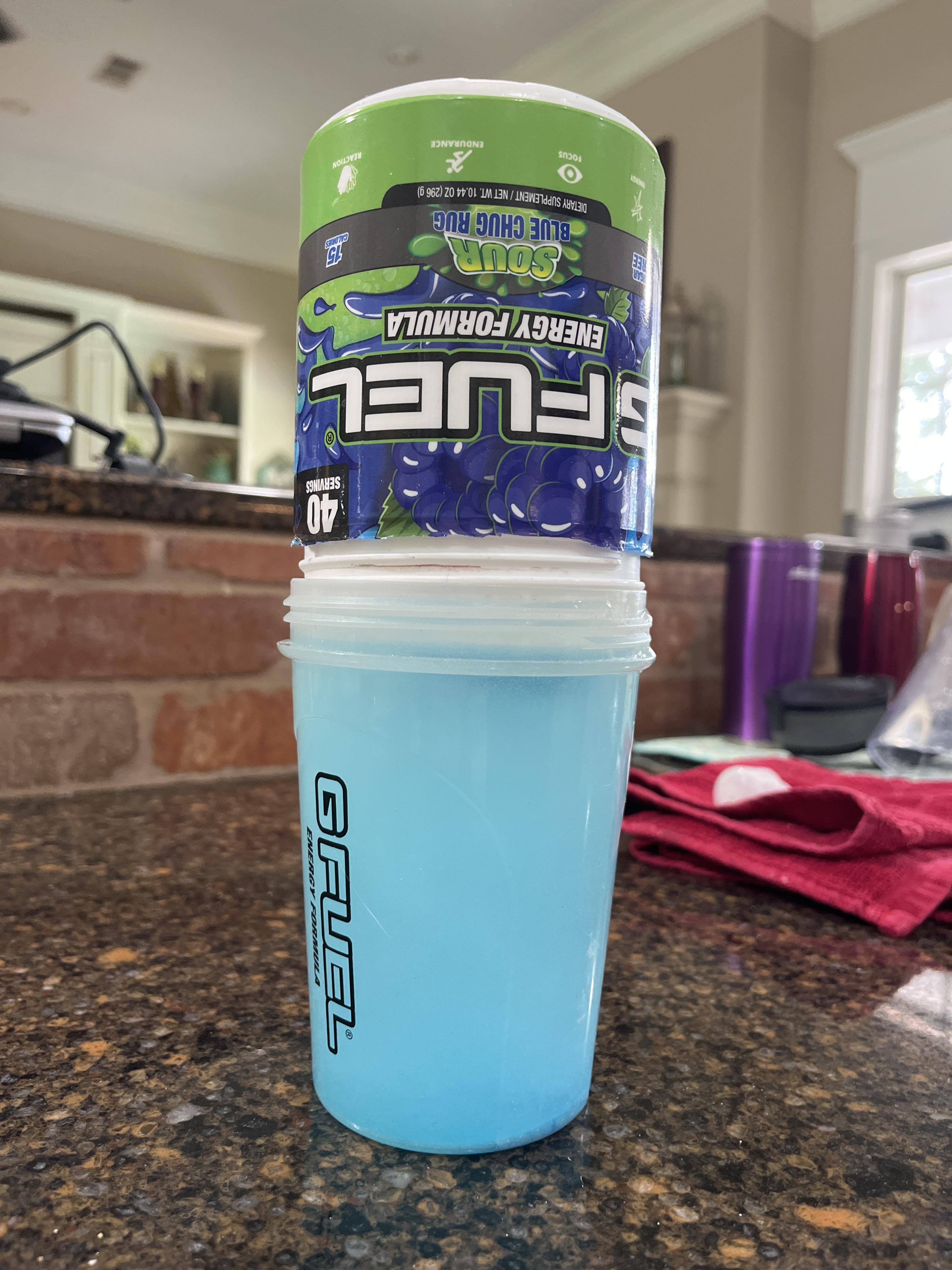 Just noticed you can dump out the last little bits of GFUEL tubs with ease r/GFUEL