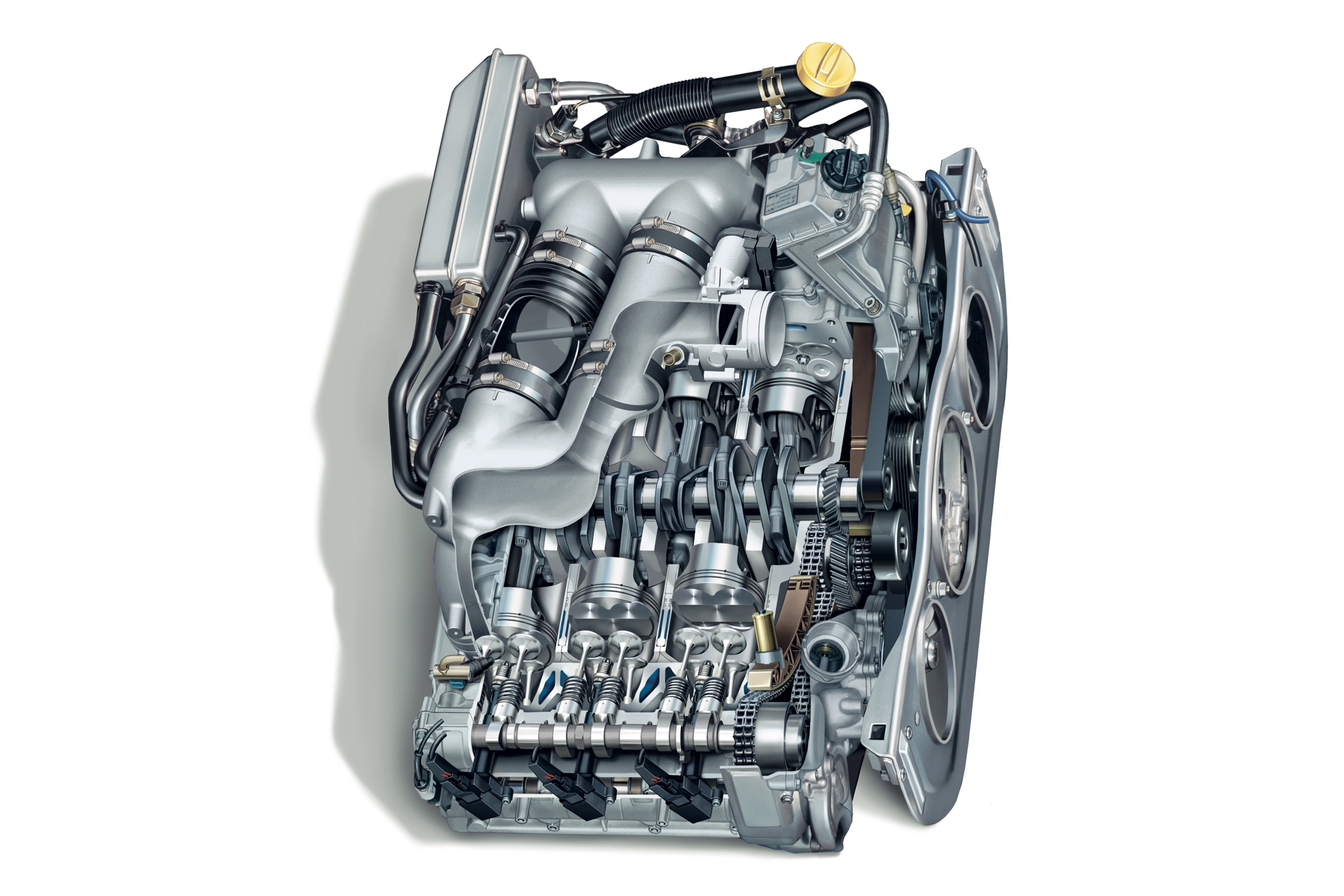 Porsche (911) 996.2 GT3 "Mezger" Engine [1800 x 1200] : r