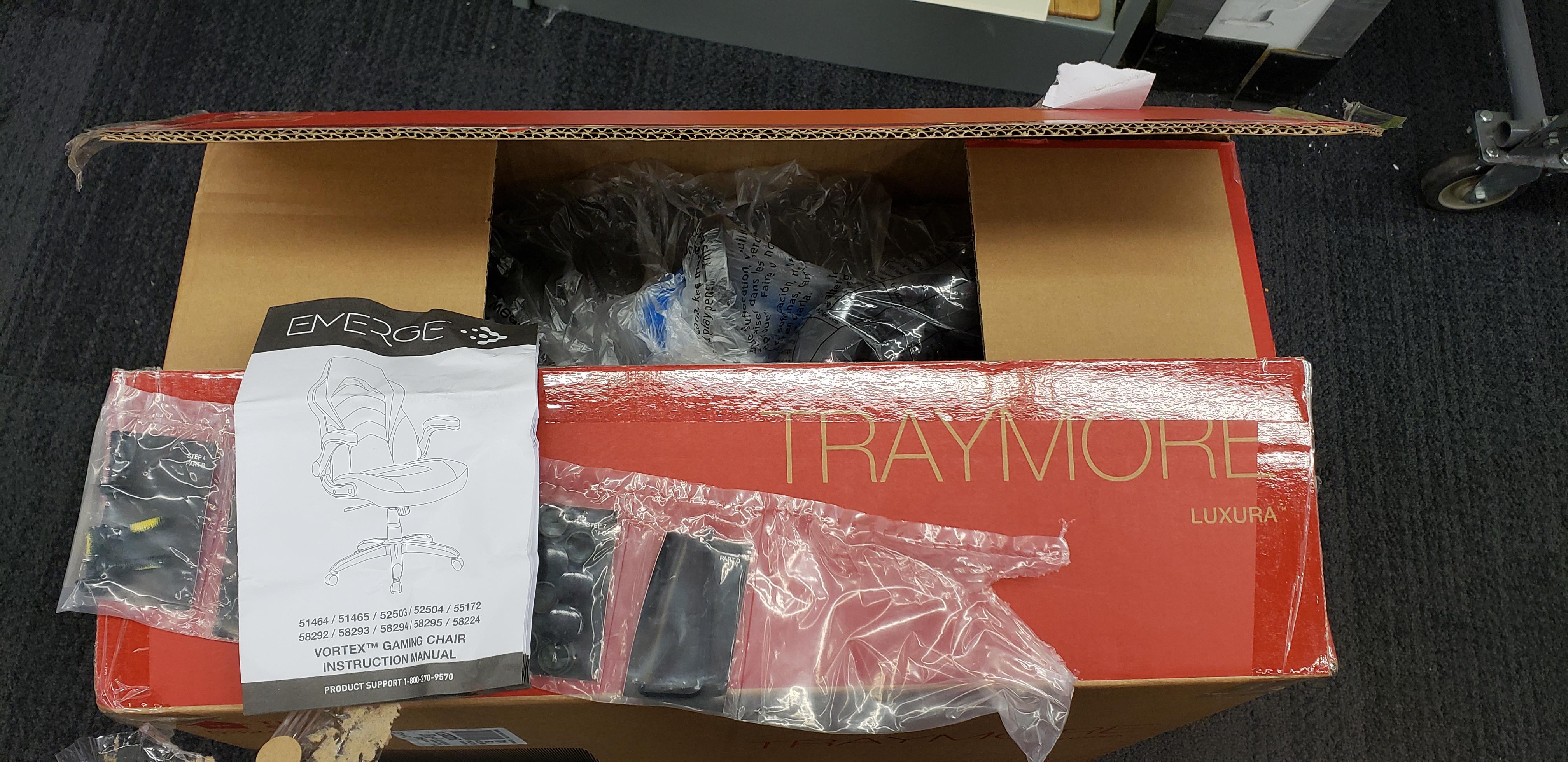 Went to build a brand new Traymore chair that just came on the truck