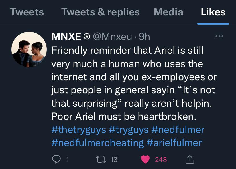 About those ex buzzfeed employees posts (Becky’s likes) r/TheTryGuys