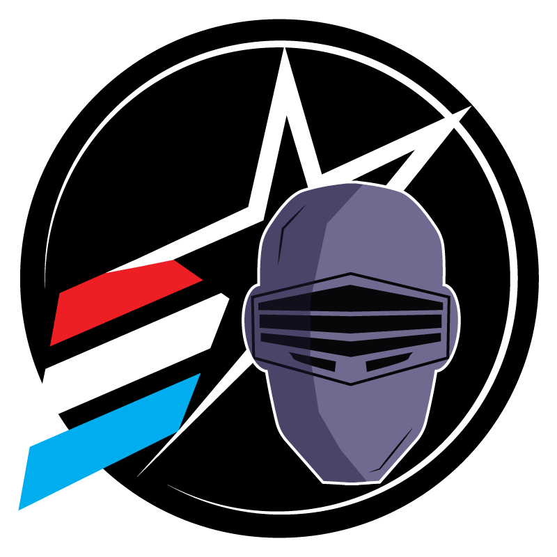 Snake Eyes on my GI JOE logo redesign want to do a series with Joe