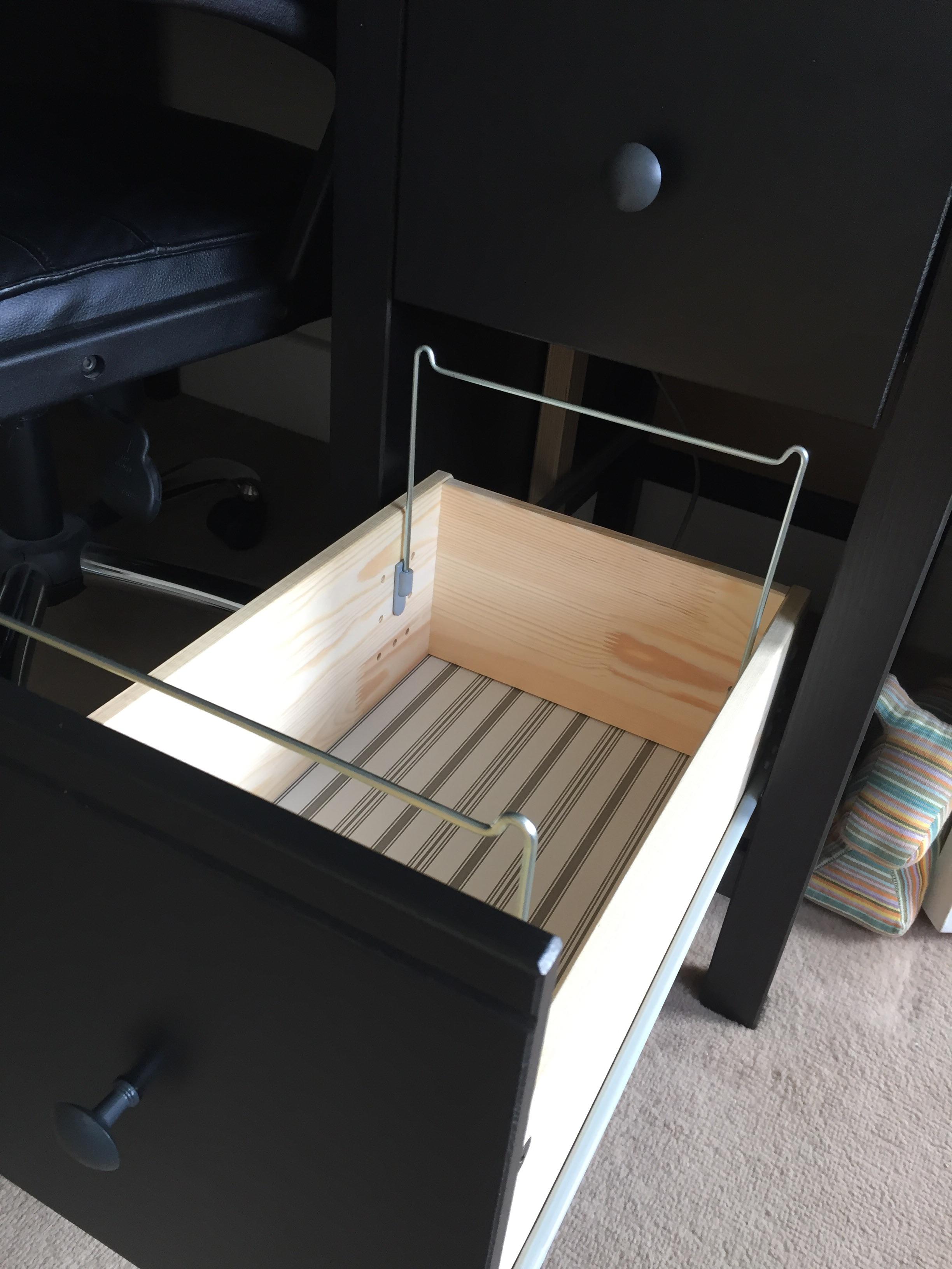 Any idea what this is for in one of the Hemnes desk drawers