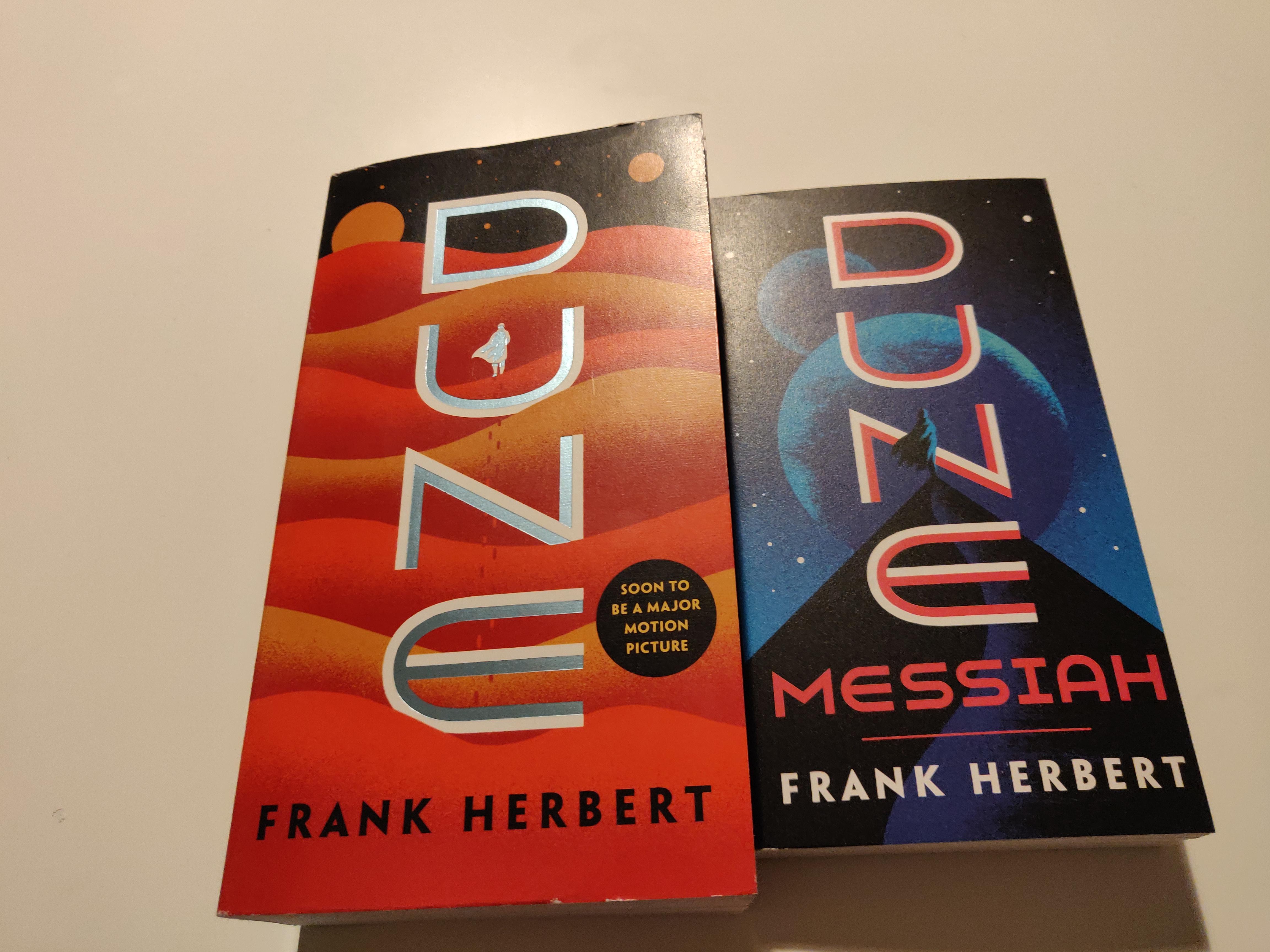 Just got my first 2 physical copies(I am currently reading through Dune