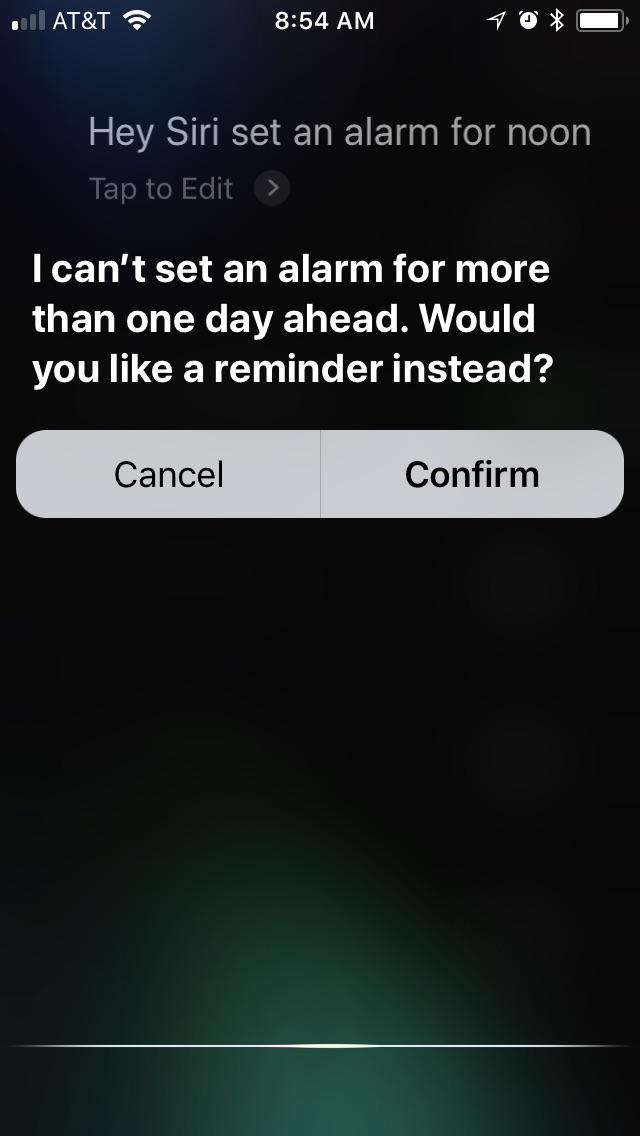 Can’t set alarm at noon for today? What am I missing here. r/ios