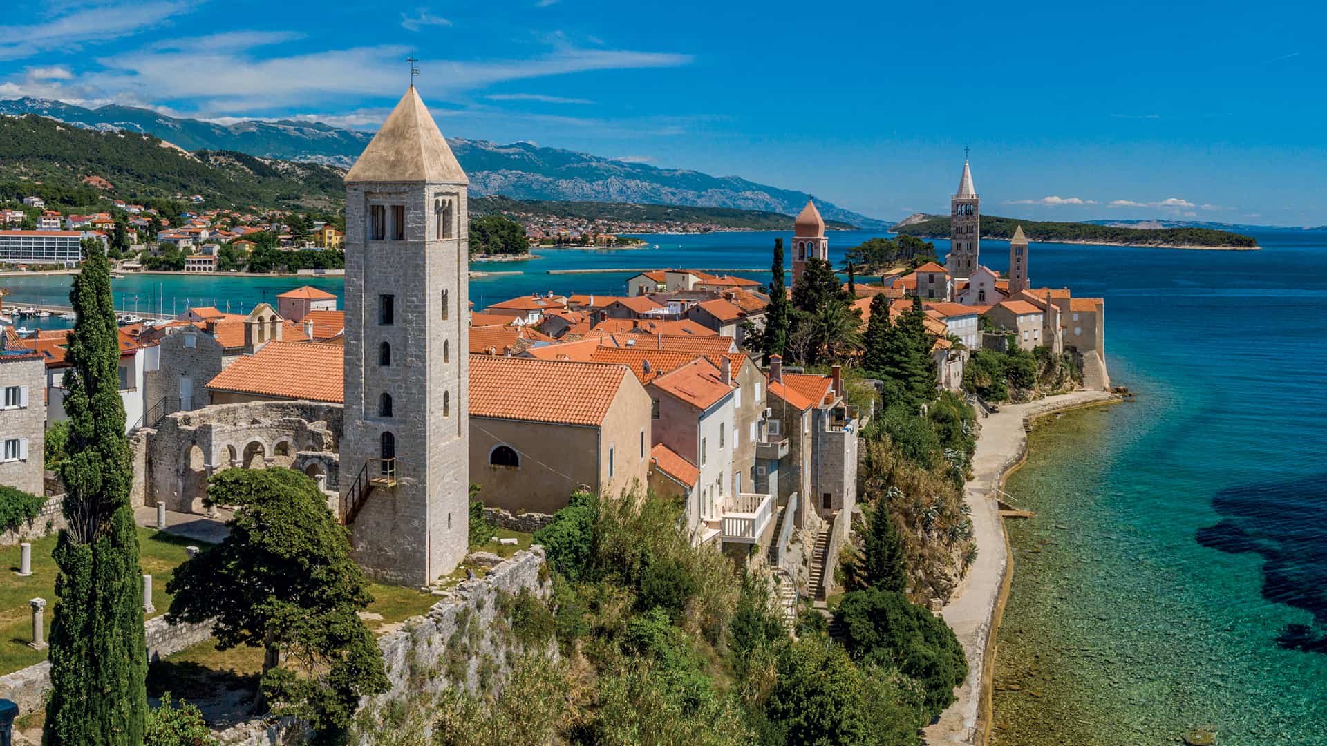 Four towers of Rab, Croatia r/europe