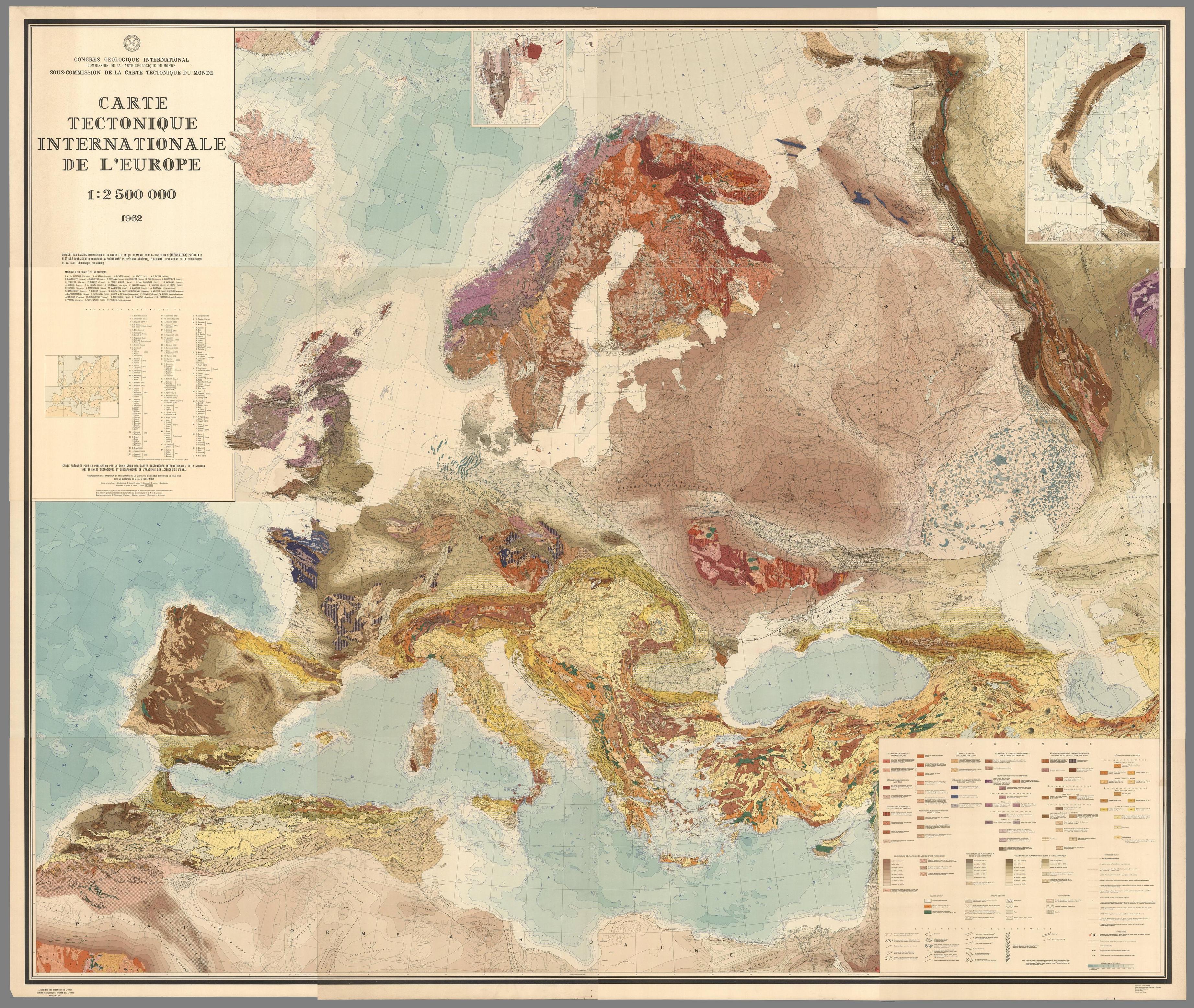 A Map Of Europe Derek Walcott Tectonic Map of Europe created by the USSR in 1962 [3686 × 3112] MapPorn