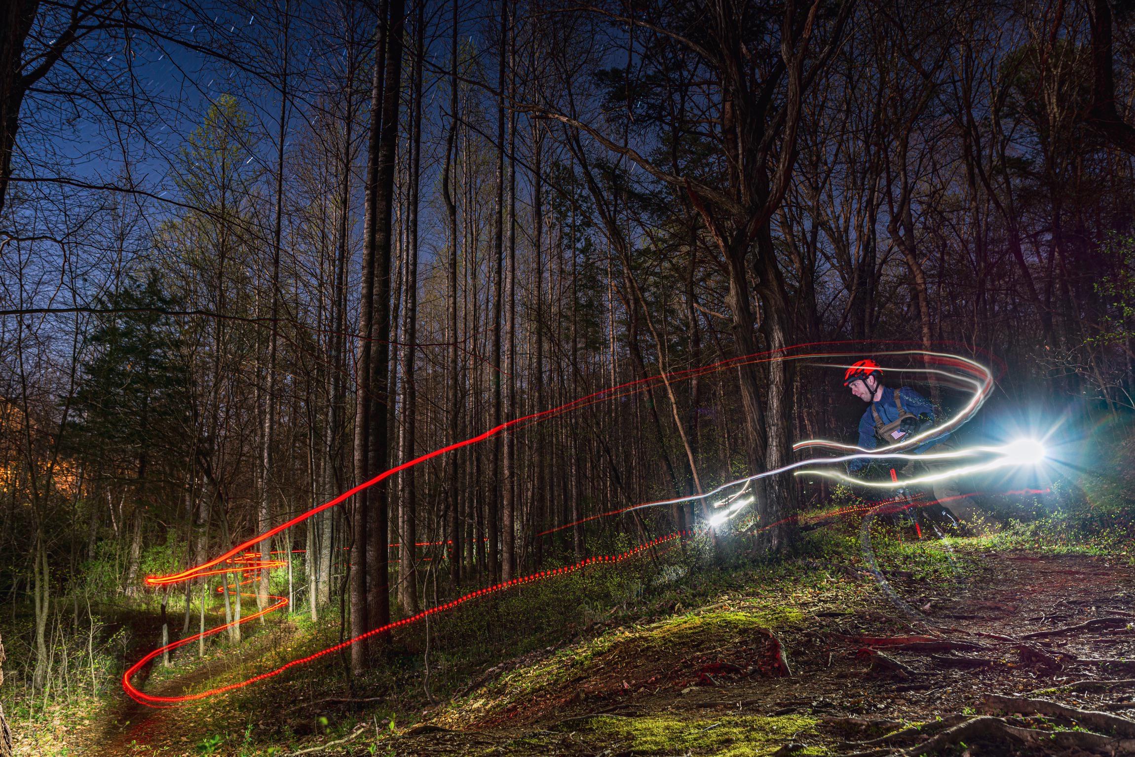 First time mountain biking at night r/mountainbiking