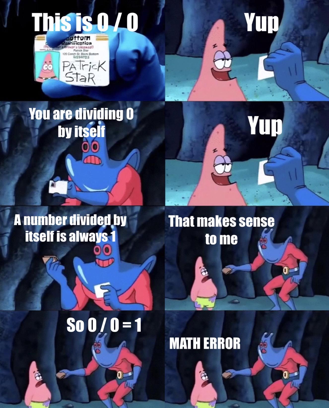 0 Divided By 0 Meme Meme Image