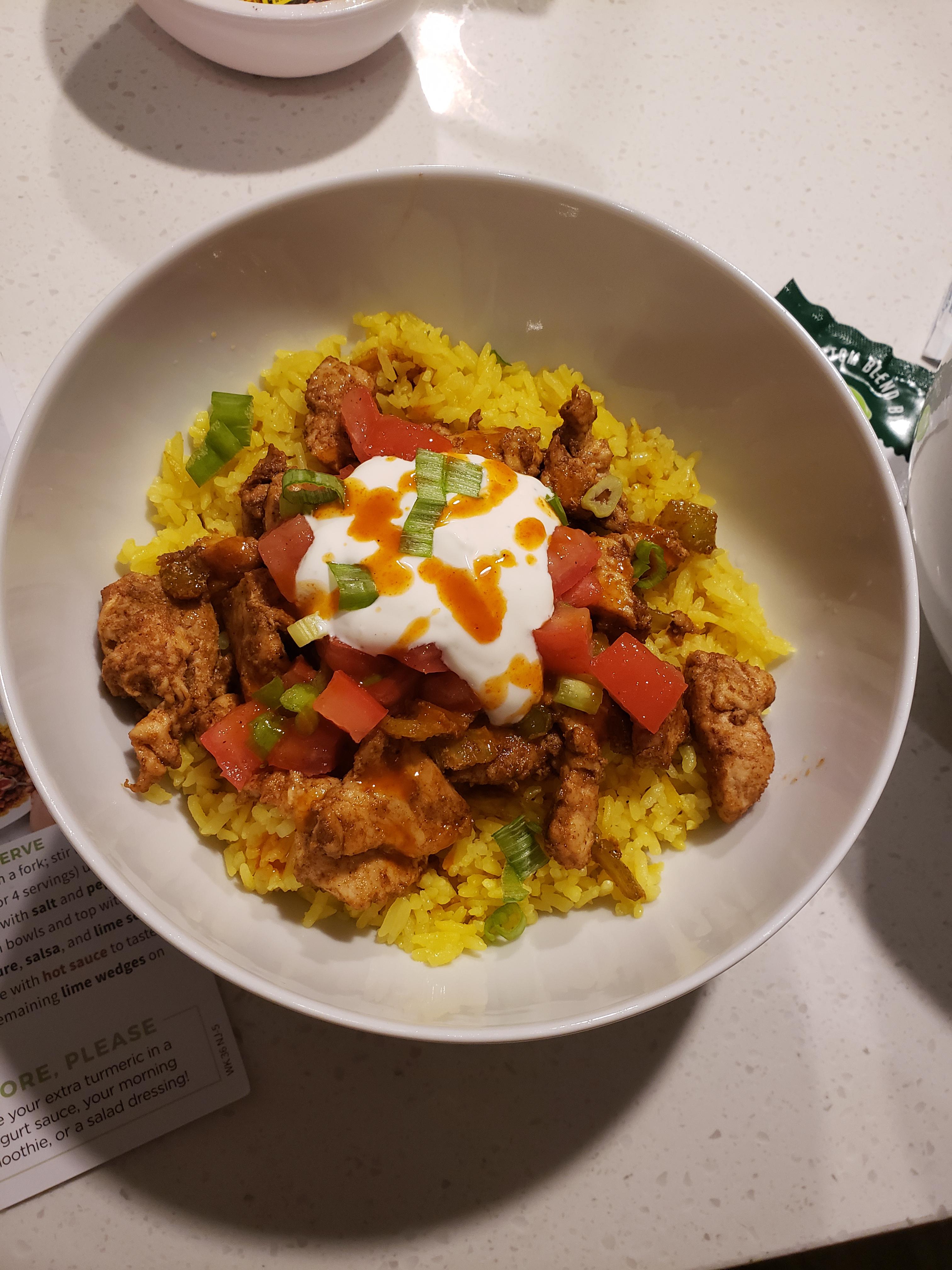 First week of hello fresh was a success! No missing items and every