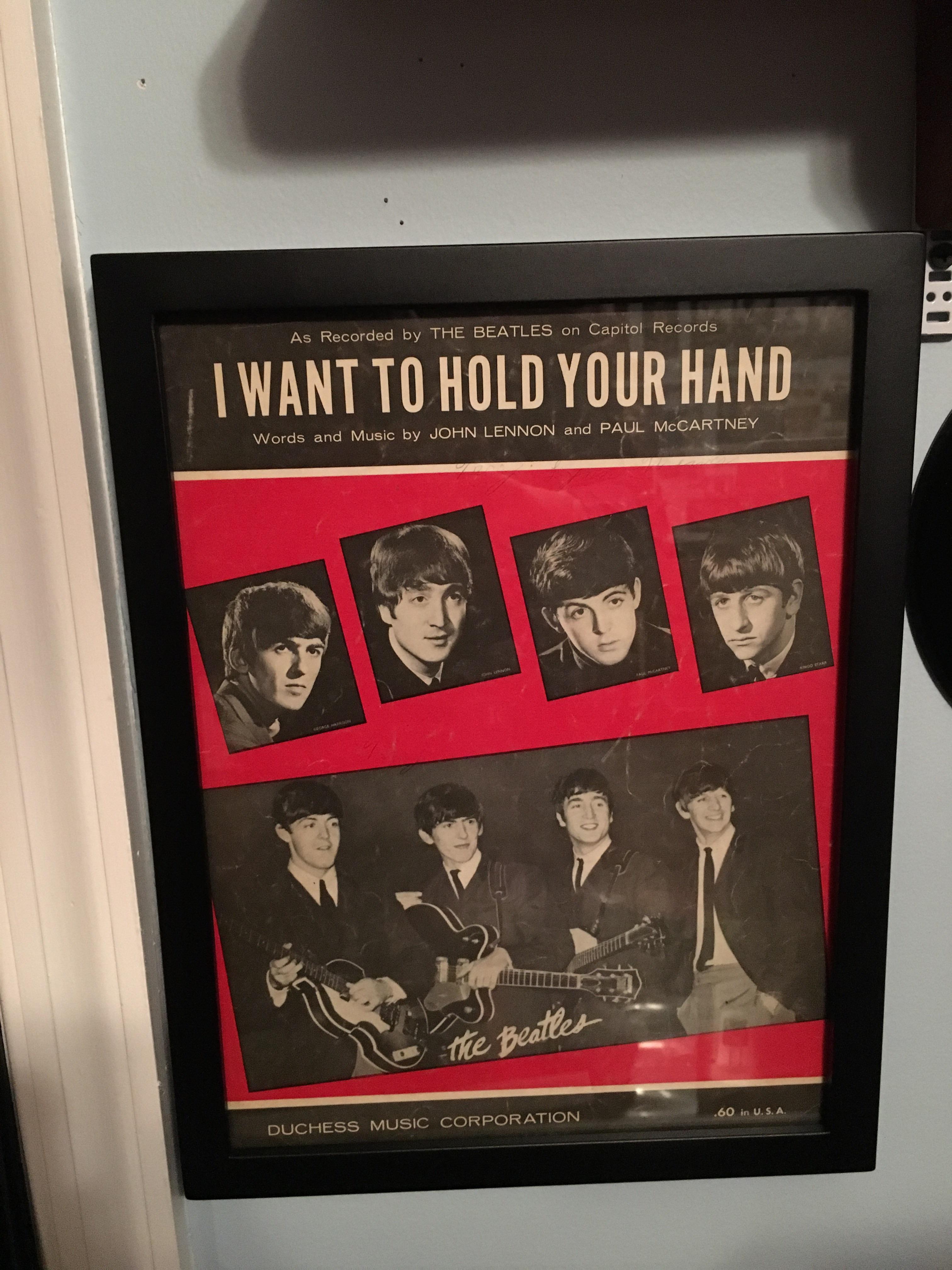 Got this earlier this month and just got a frame and hung it up r/beatles
