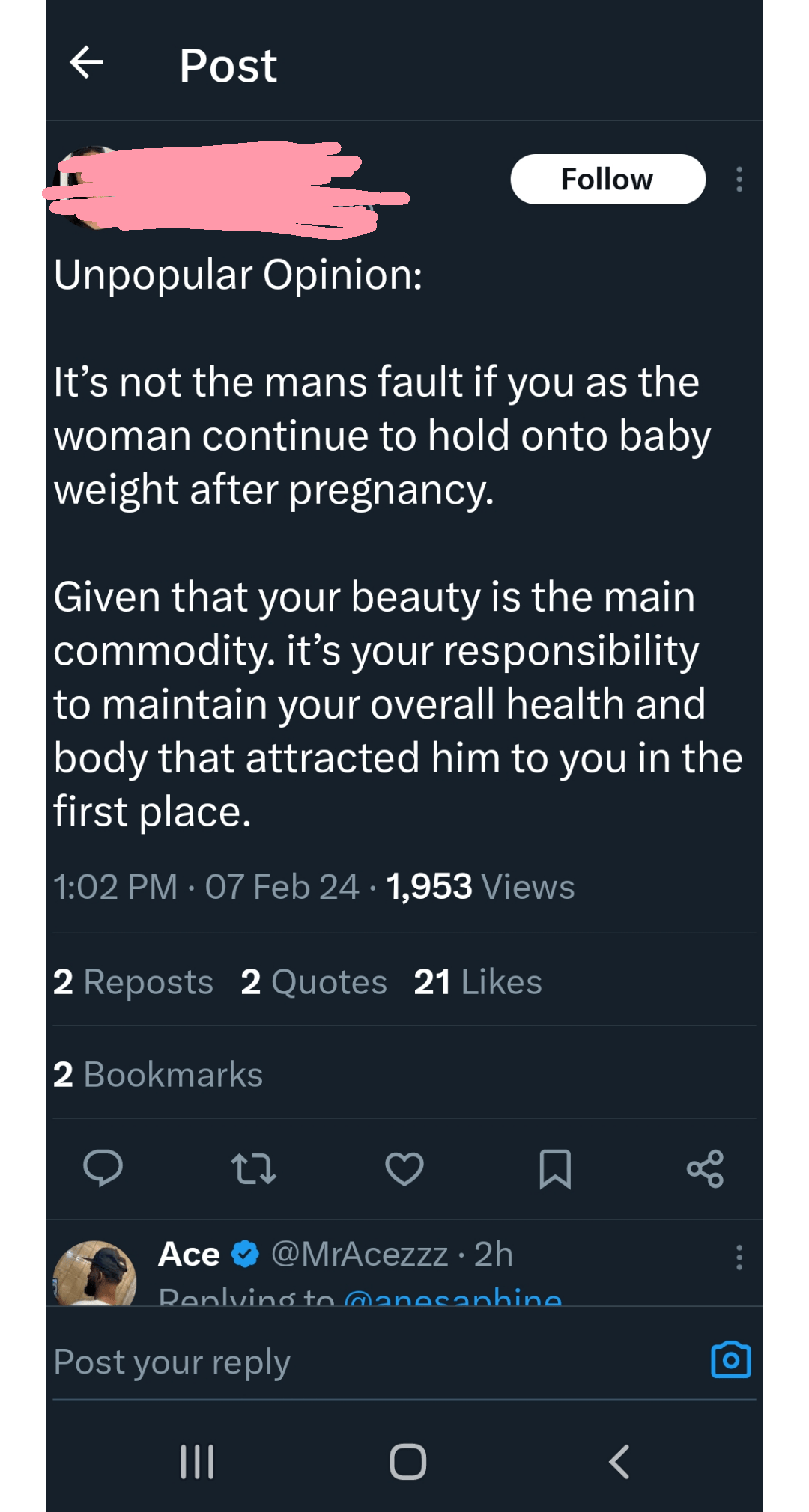 Yeah bc there is no way we can have permanent body changes after giving