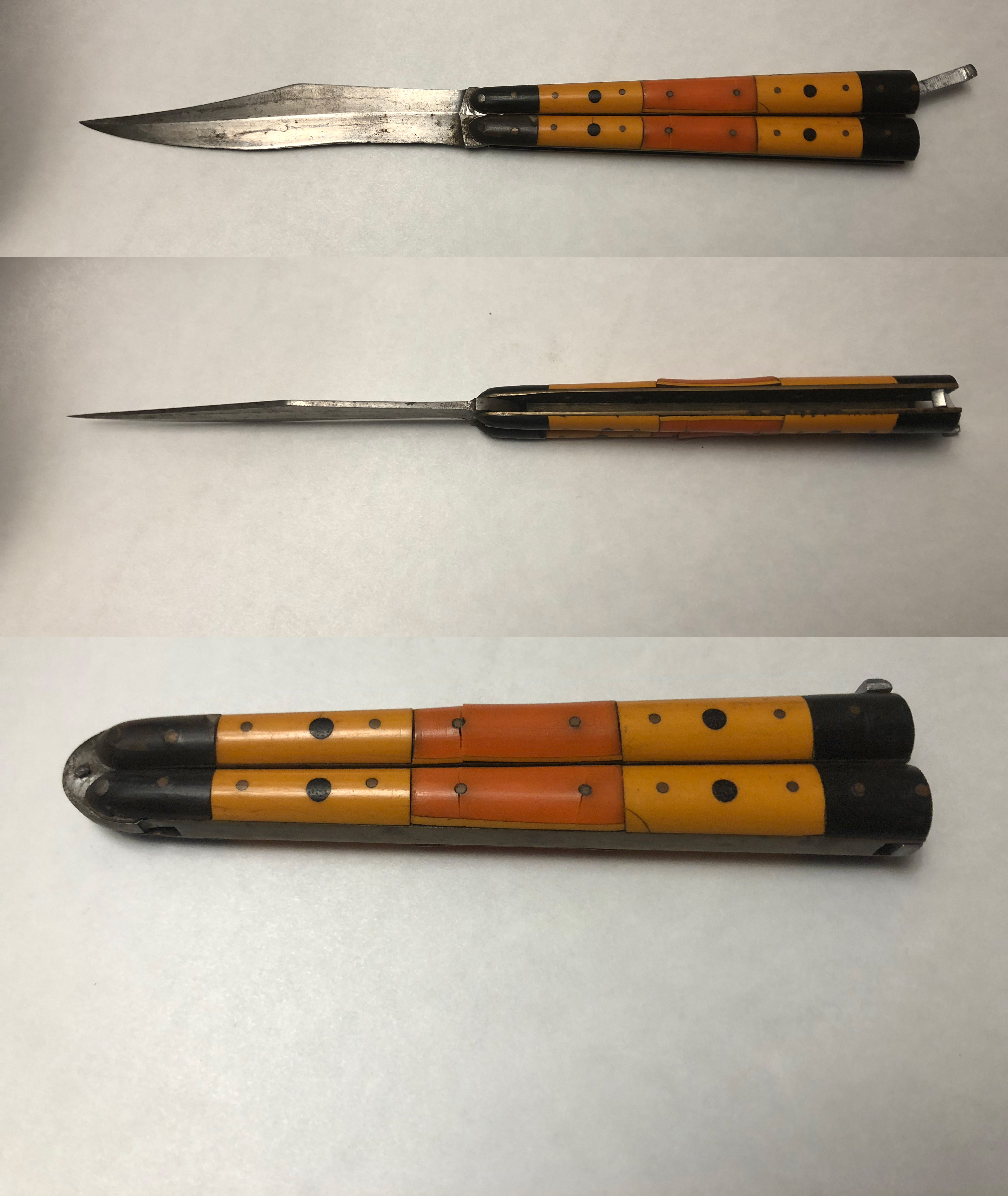 My Veteran Grandpa's WW2 Bailsong(Butterfly Knife) from Japan r