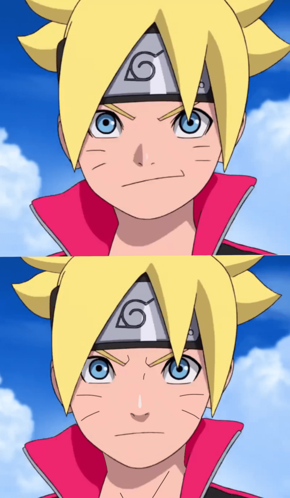 I edited boruto to make his art style look more like late