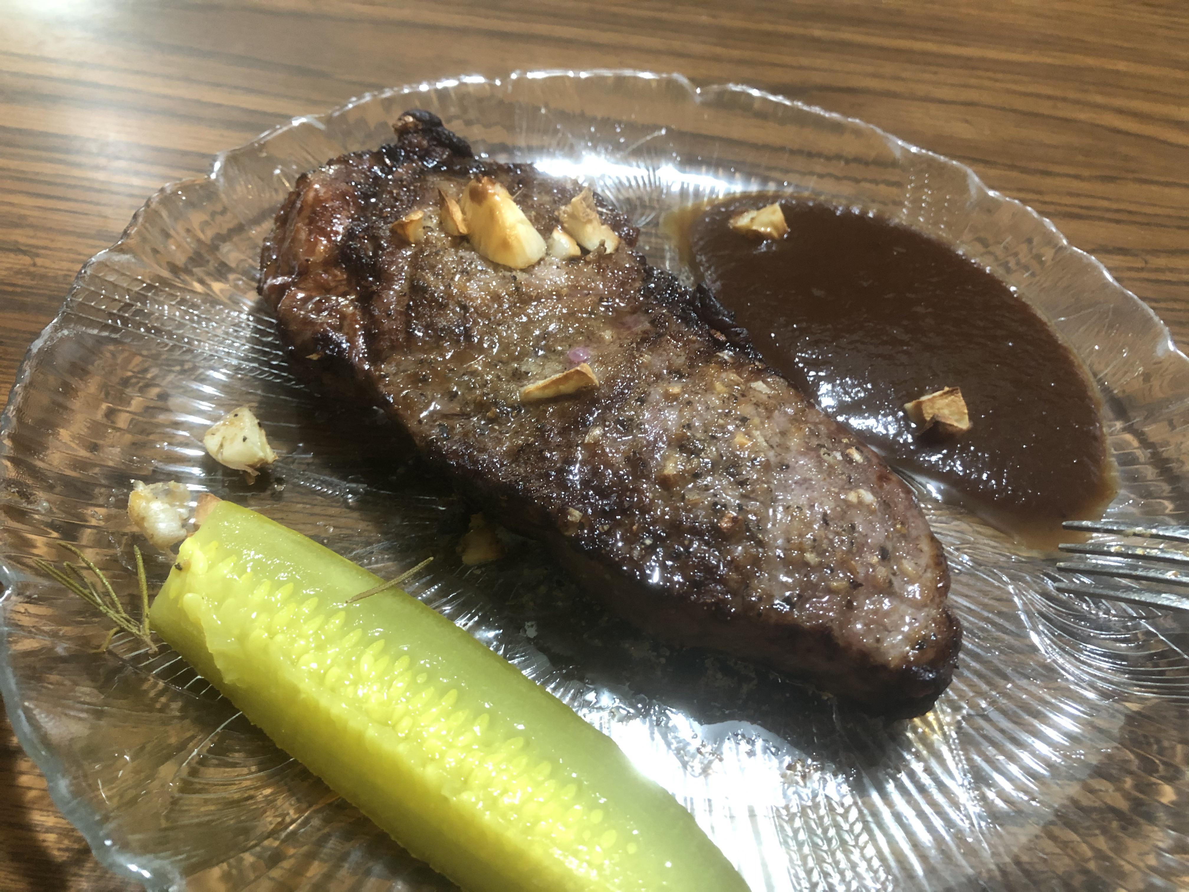 Tried making a New York strip in the air fryer for the first time and